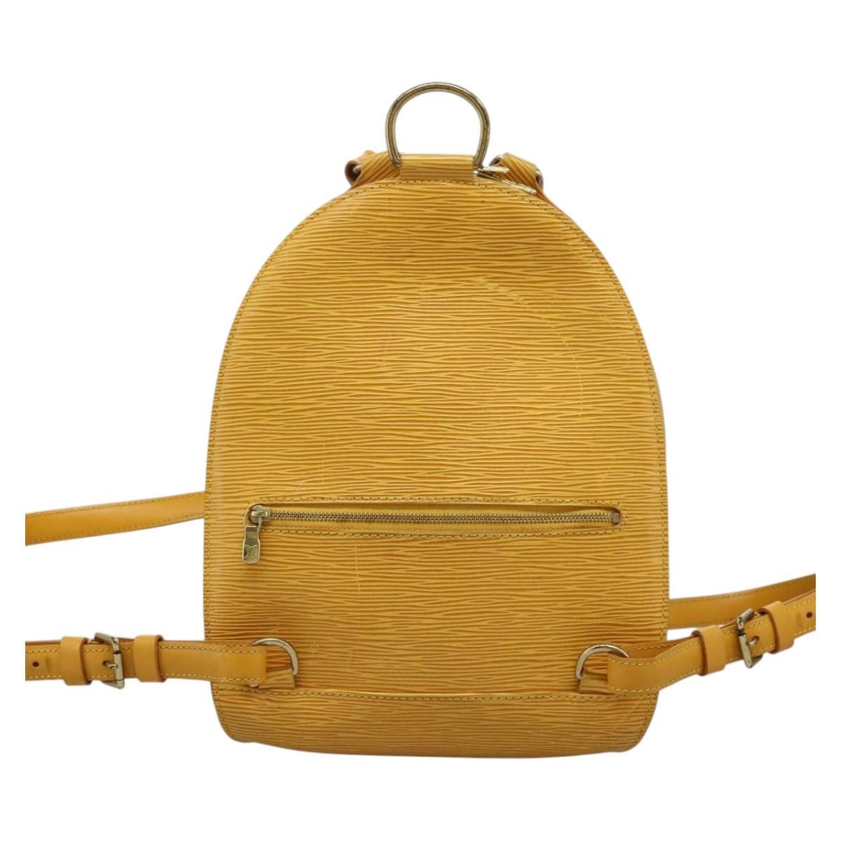 Louis Vuitton LOUIS VUITTON Epi Mabillon Backpack Yellow M52239 Size ONE SIZE - 2 Thumbnail