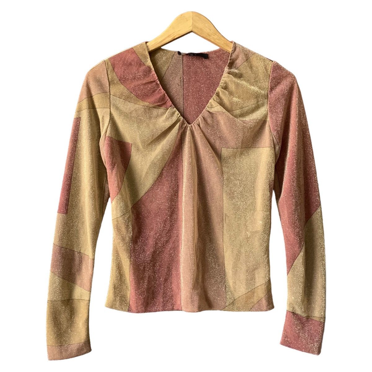 Gucci × Tom Ford Gucci Vneck Blouse Size S / US 4 / IT 40 - 1 Thumbnail