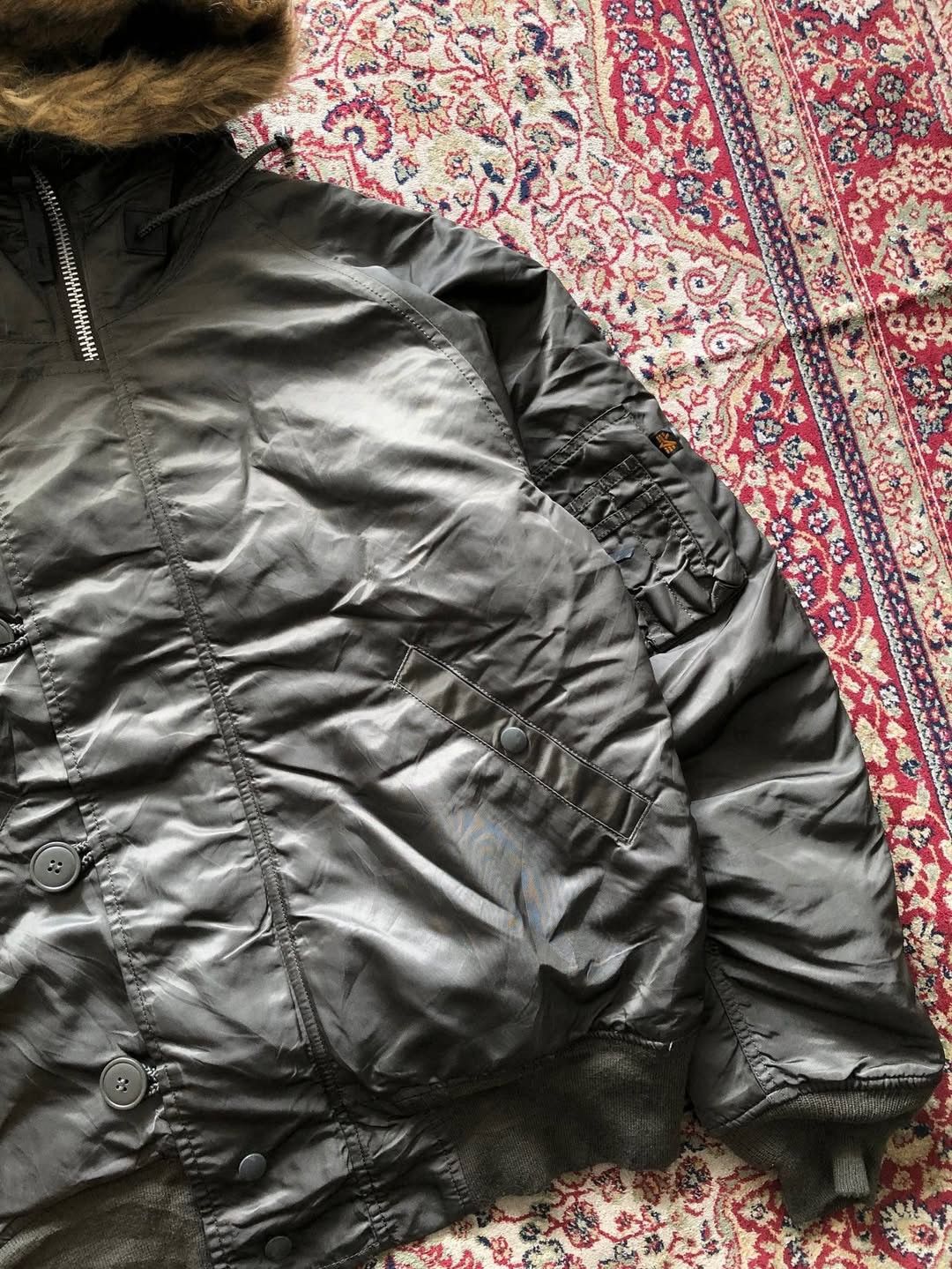 Alpha Industries Vintage Alpha Industries N2B Fur Bomber Jacket Size US L / EU 52-54 / 3 - 4 Thumbnail
