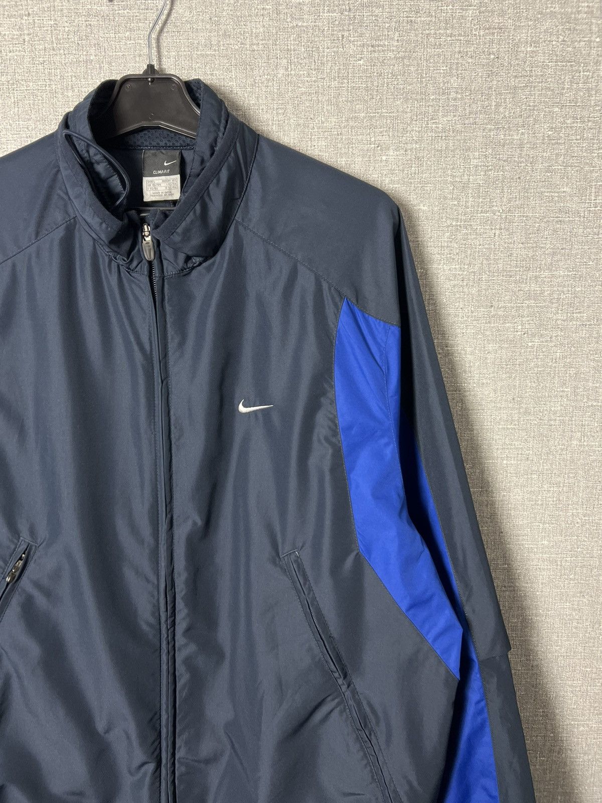 Nike Vintage Nike Swoosh Nylon Windbreaker Track Jacket Drill Size US L / EU 52-54 / 3 - 8 Thumbnail