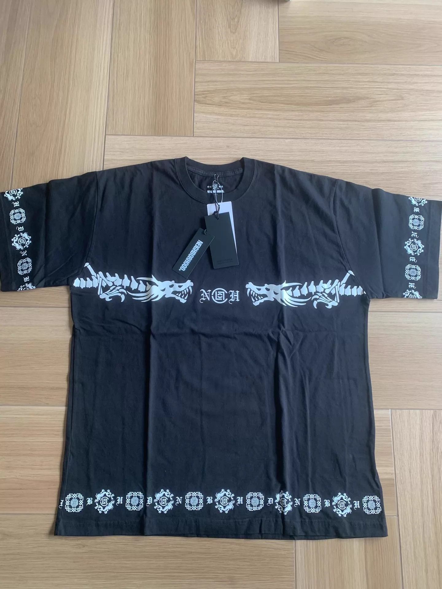 Neighborhood NEIGHBORHOOD × CLOT Dragon Graphic SS TEE XXL Size US XXL / EU 58 / 5 - 1 Thumbnail