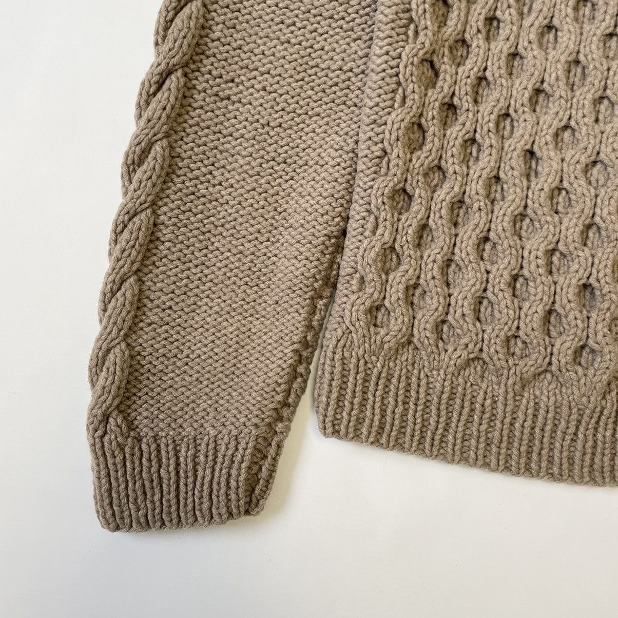 Maison Margiela A/W 09 Honeycomb Knit Wool Cardigan Size US M / EU 48-50 / 2 - 11 Thumbnail