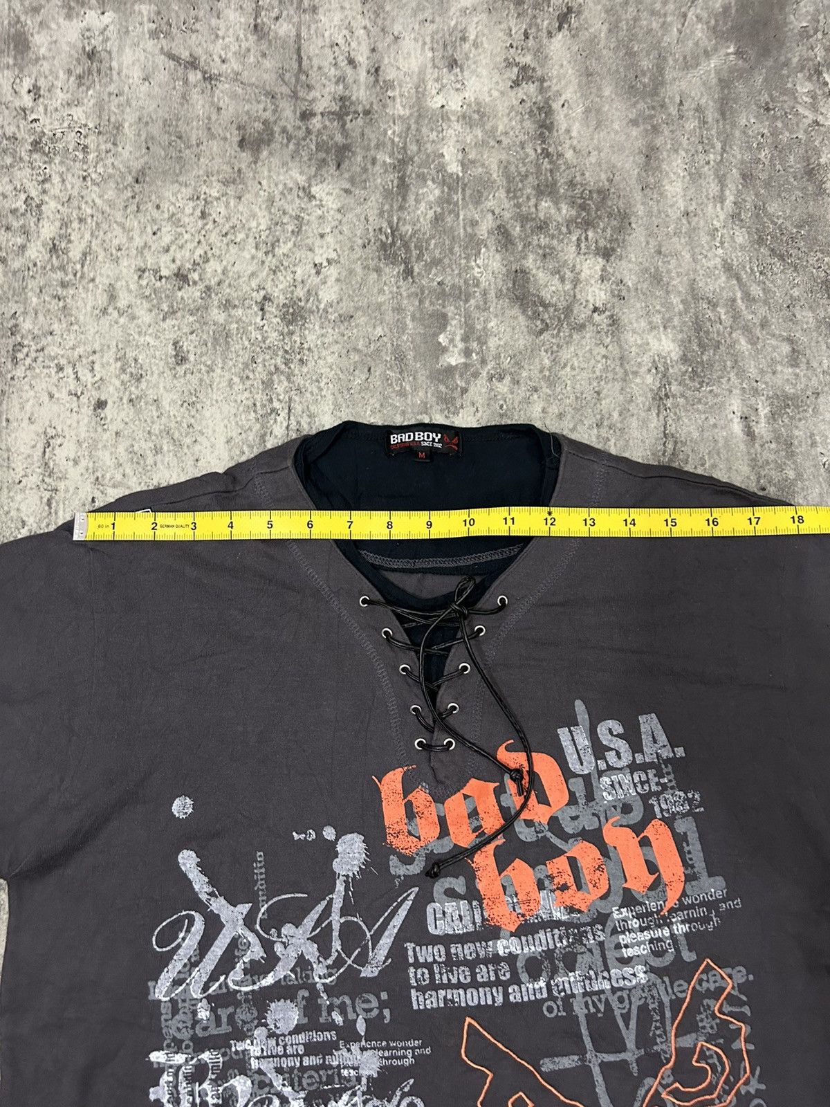 Vintage Vintage Badboy Poem Style Double layered Lance up Size US M / EU 48-50 / 2 - 12 Thumbnail