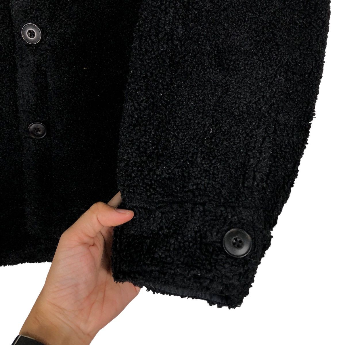 Japanese Brand 🔥Rich Black Vintage Button Jacket Work Uniqlo Undercover Size US L / EU 52-54 / 3 - 15 Thumbnail