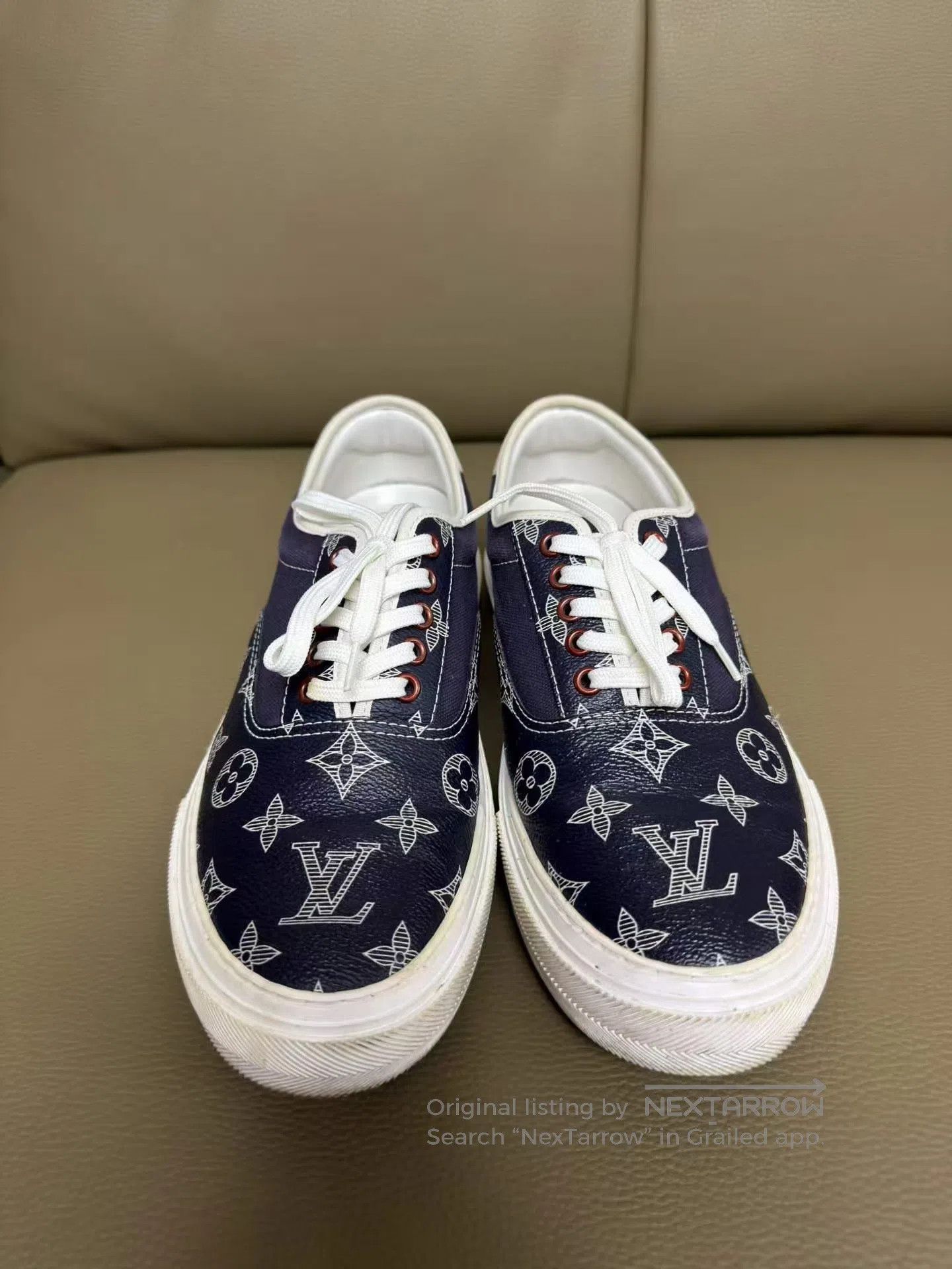Louis Vuitton Louis Vuitton Casual Shoes with Antique Copper Metal Circl Size US 8 / EU 41 - 2 Thumbnail