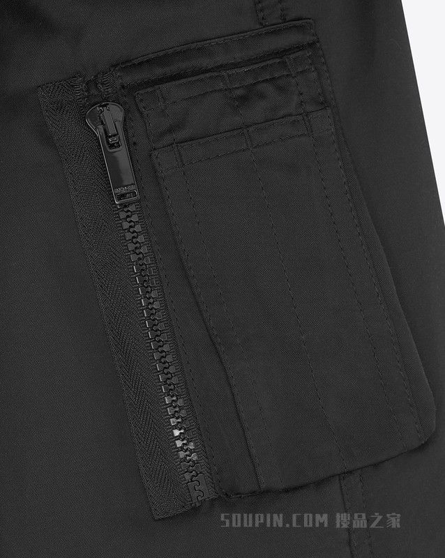 Saint Laurent Paris o1bcso1str1124 Fur Jacket in Black Size M / US 6-8 / IT 42-44 - 6 Thumbnail