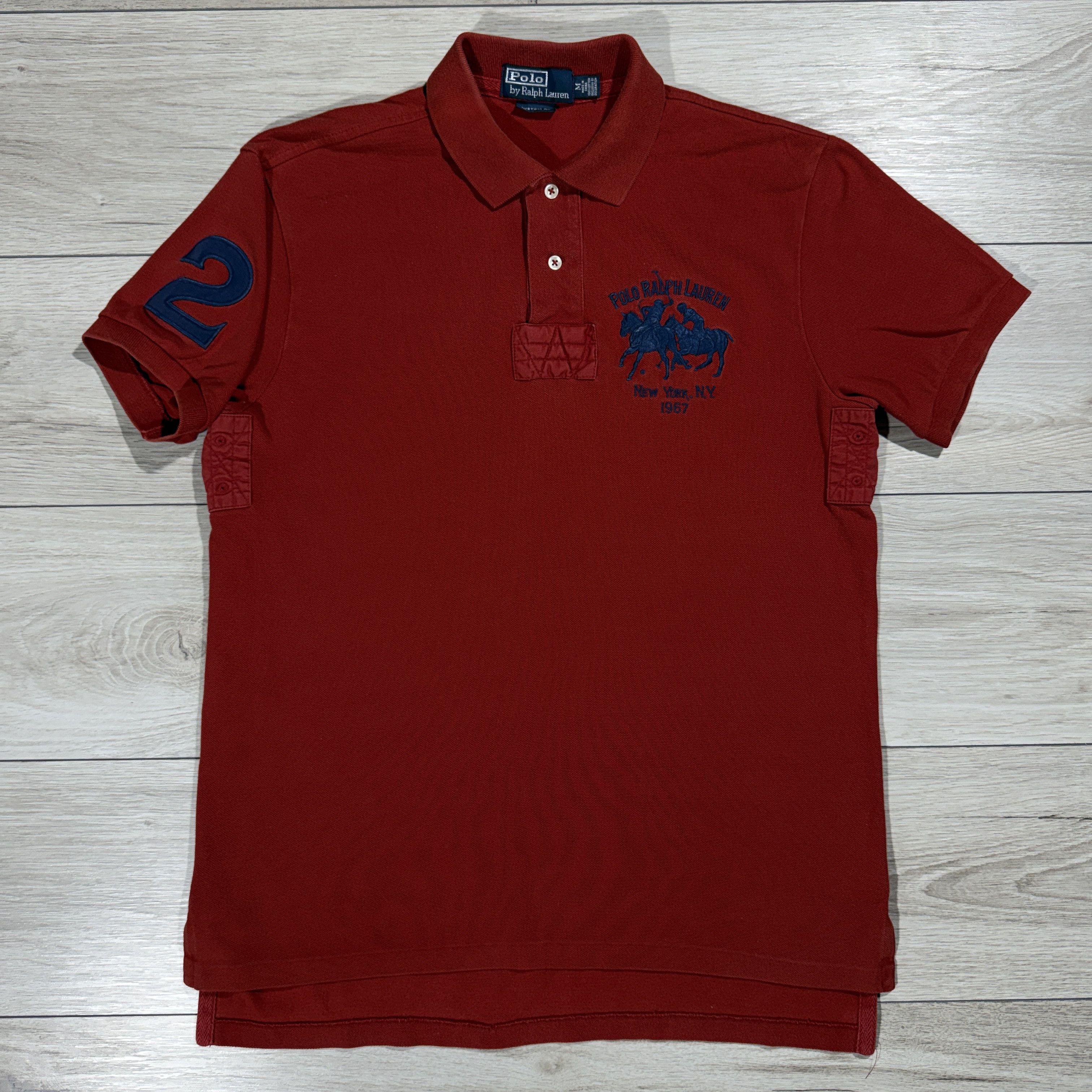 Polo Ralph Lauren Vinatge Polo Ralph Lauren "New York 1967" Shirt Polo Size M Size US M / EU 48-50 / 2 - 2 Thumbnail