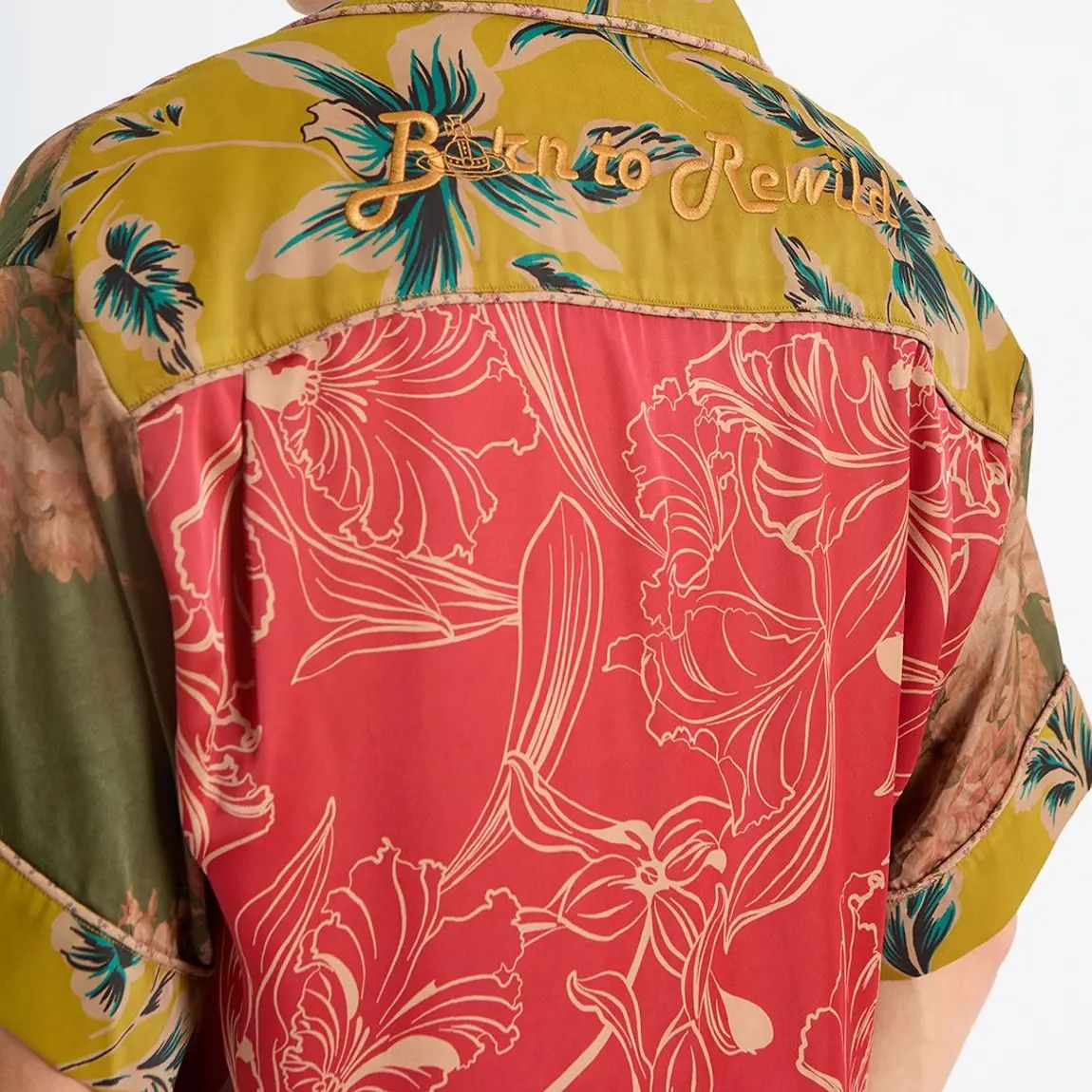 o1y0525 Logo Patterned Shirt in Multicolor