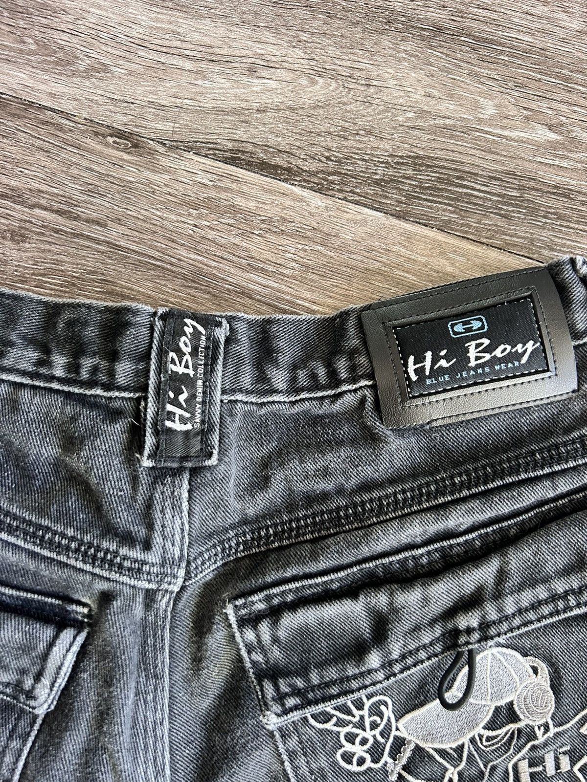 Vintage Vintage Hi Boy Blue Jeans Size US 34 / EU 50 - 7 Thumbnail
