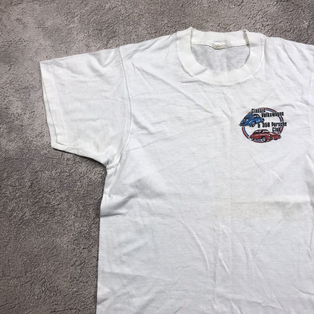 Vintage Vintage 90s Volkswagen Porsche Club Graphic Tee Streetwear M Size US M / EU 48-50 / 2 - 2 Thumbnail