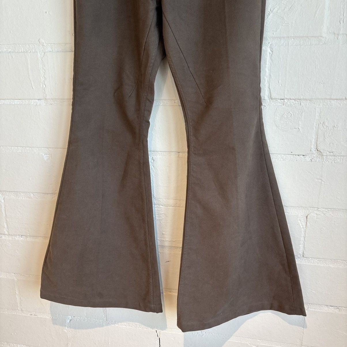 Rick Owens Rick Owens Tan Corduory Flared Pants Size US 34 / EU 50 - 4 Thumbnail