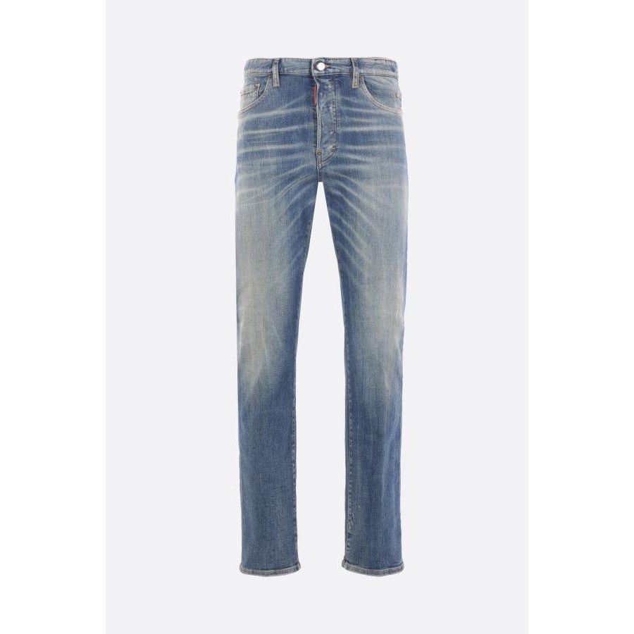 Dsquared2 DSQUARED2 642 Blue Stretch Denim Jeans New & Authentic (Men' Size US 30 / EU 46 - 1 Thumbnail