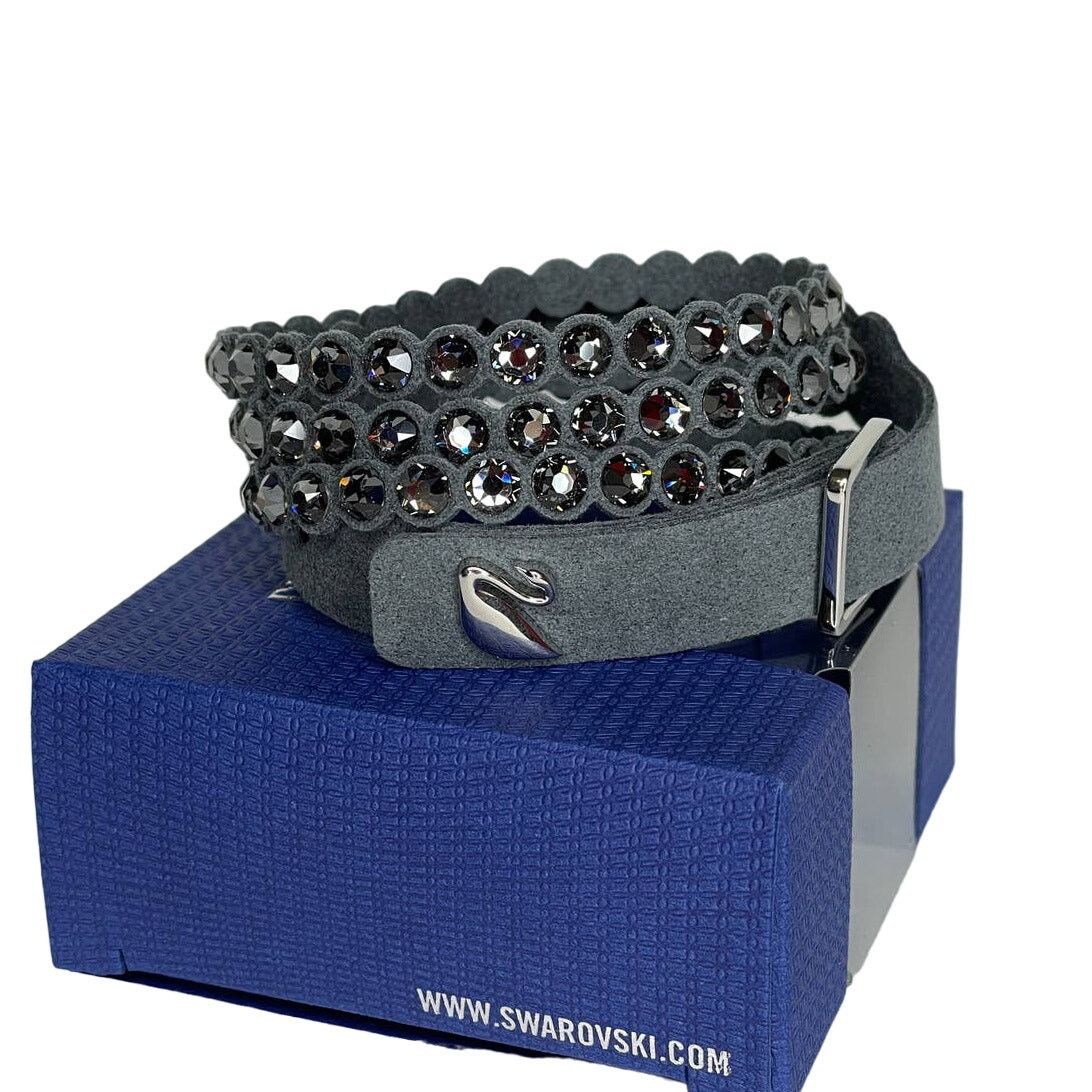 Swarovski Swarovski Power Collection Adjustable Bracelet in Dark Gray Size ONE SIZE - 2 Thumbnail