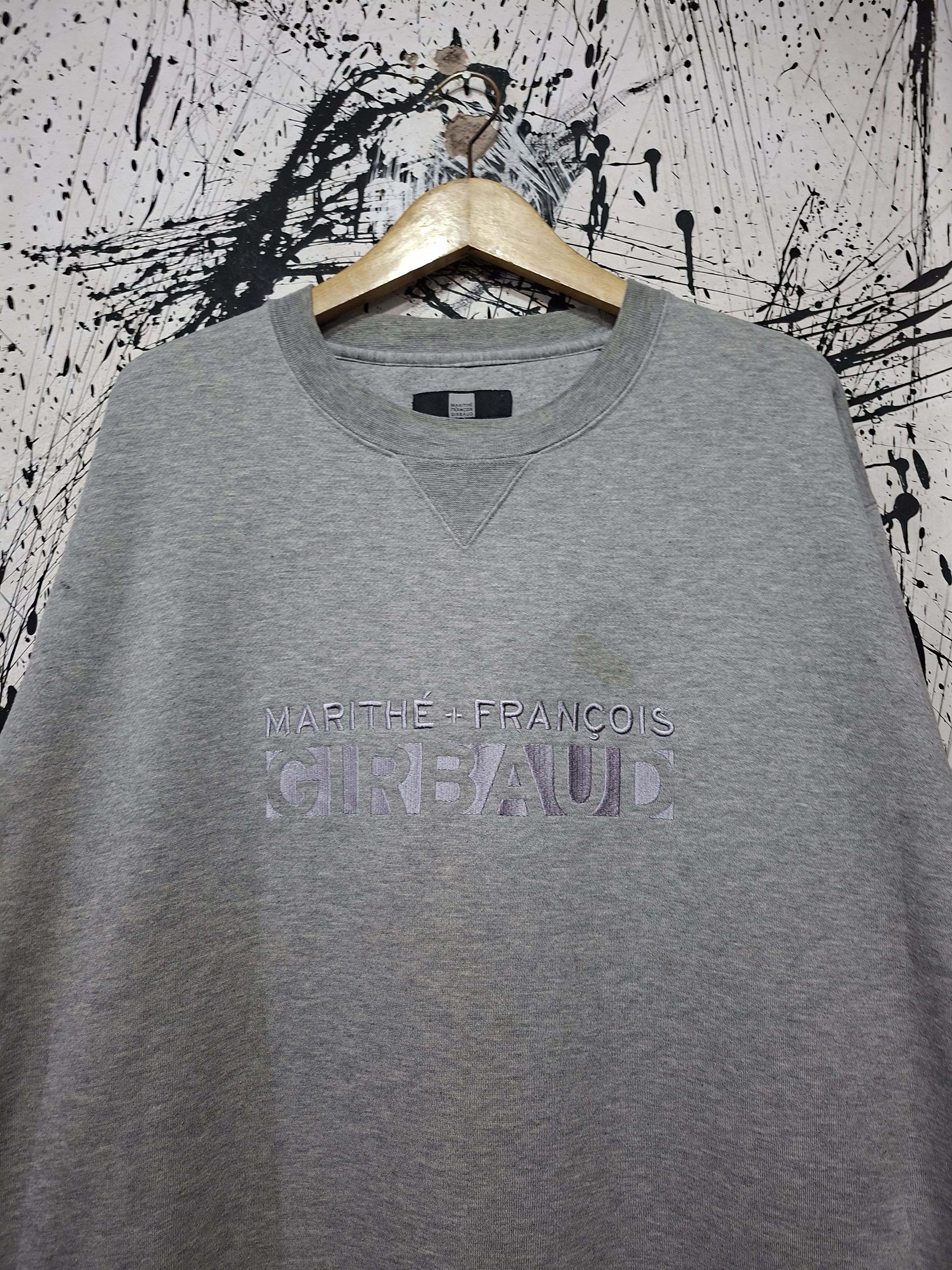 Marithe + Francois Girbaud MARITHE FRANCOIS GIRBAUD EMBROIDERED LOGO SWEATSHIRT Size US XL / EU 56 / 4 - 3 Thumbnail