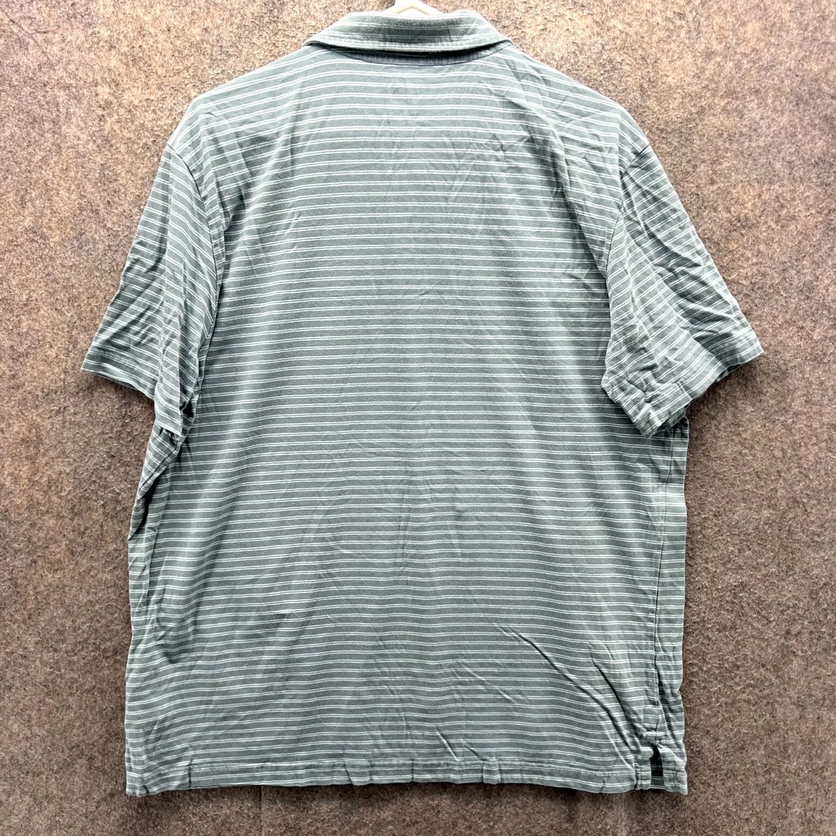 The North Face The North Face Polo Shirt Mens Large Blue Stripes Cotton Outdoors Stretch Camp Size US L / EU 52-54 / 3 - 6 Thumbnail
