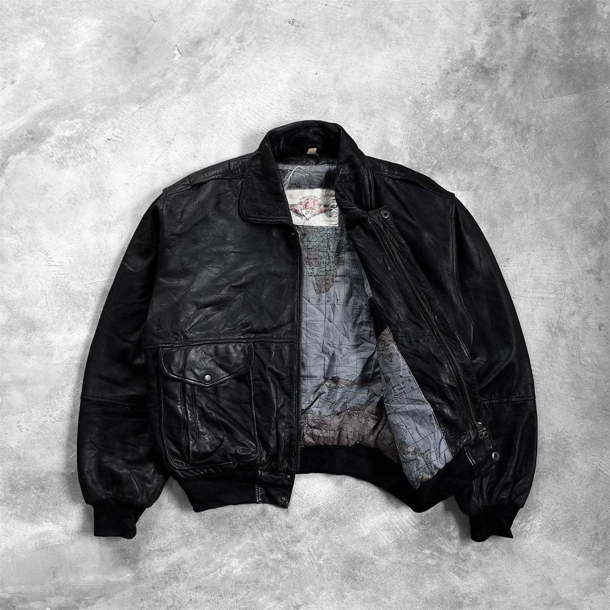 Vintage Vintage Leather Jacket Size US S / EU 44-46 / 1 - 4 Thumbnail