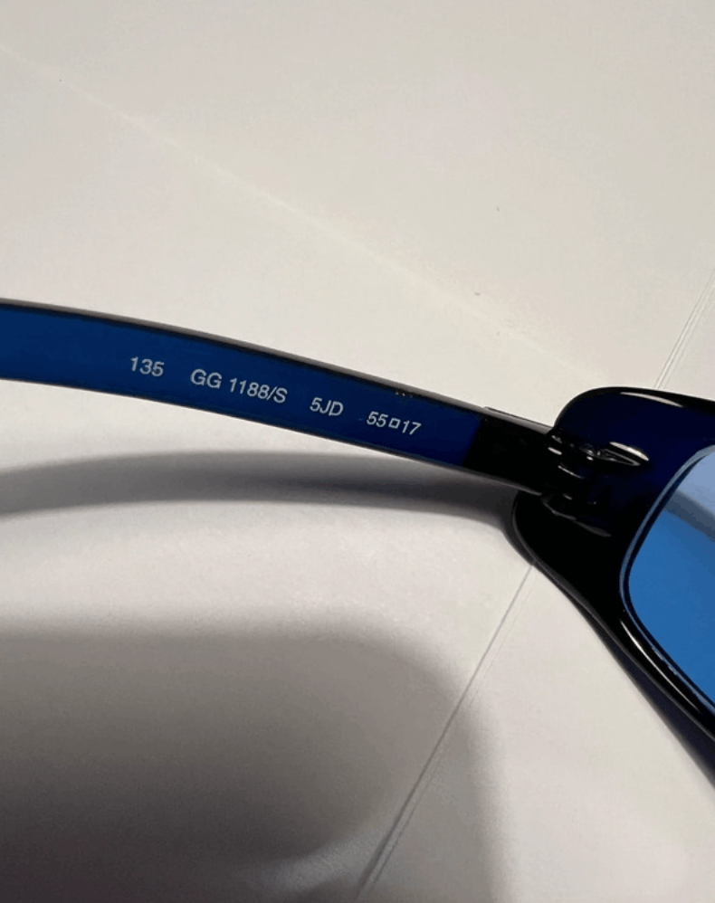Tom Ford GUCCI Sunglasses GG 1188 Shield Rimless 90s Wrap Vintage Size ONE SIZE - 4 Thumbnail