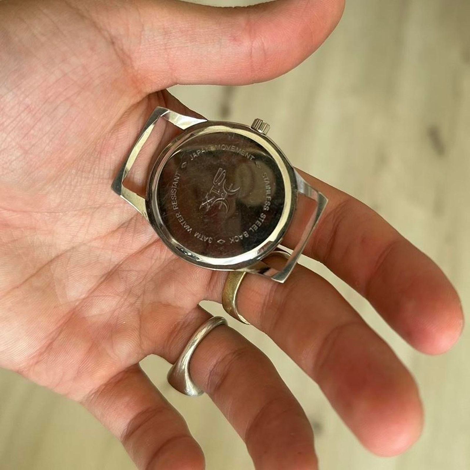 Vintage Epic Vintage 00s Y2K Grunge Skull Silver Punk Watch Face Size ONE SIZE - 5 Thumbnail