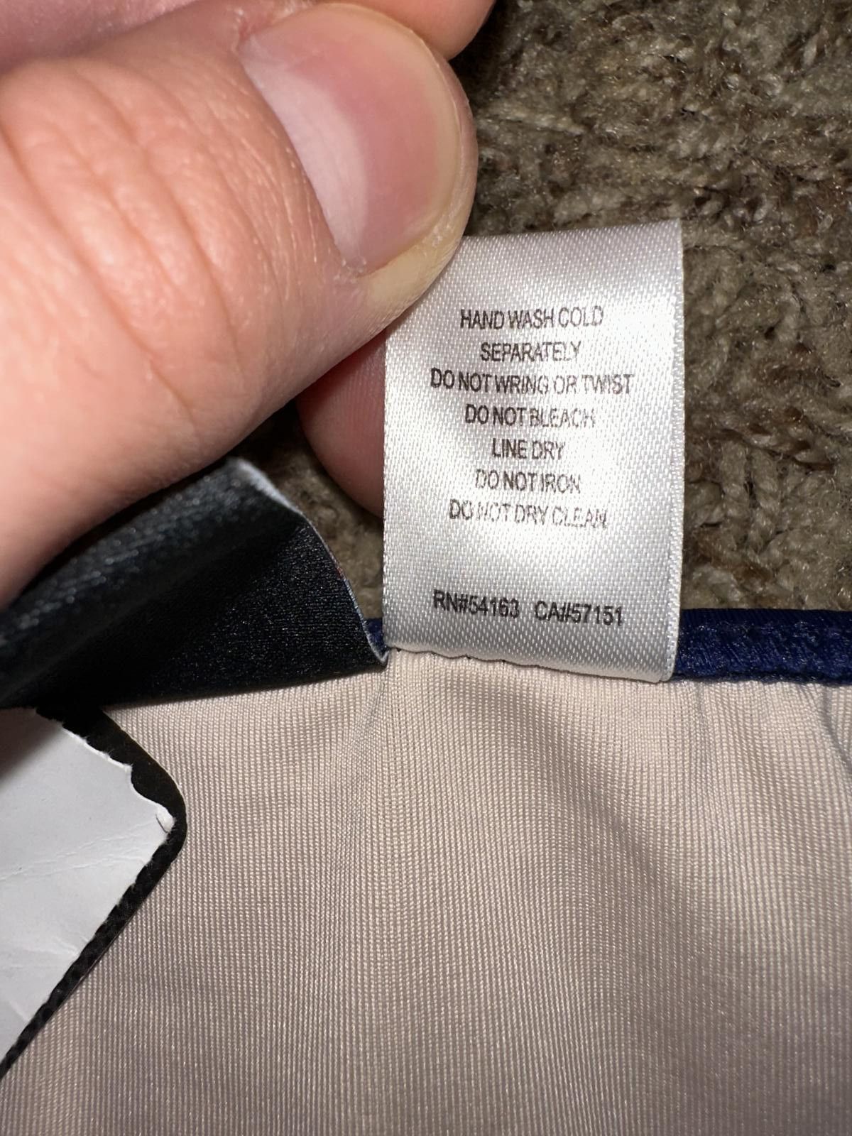 Nike Nike Women's Navy New England Patriots Breaking Waves Bikini Bottom Size ONE SIZE - 6 Thumbnail