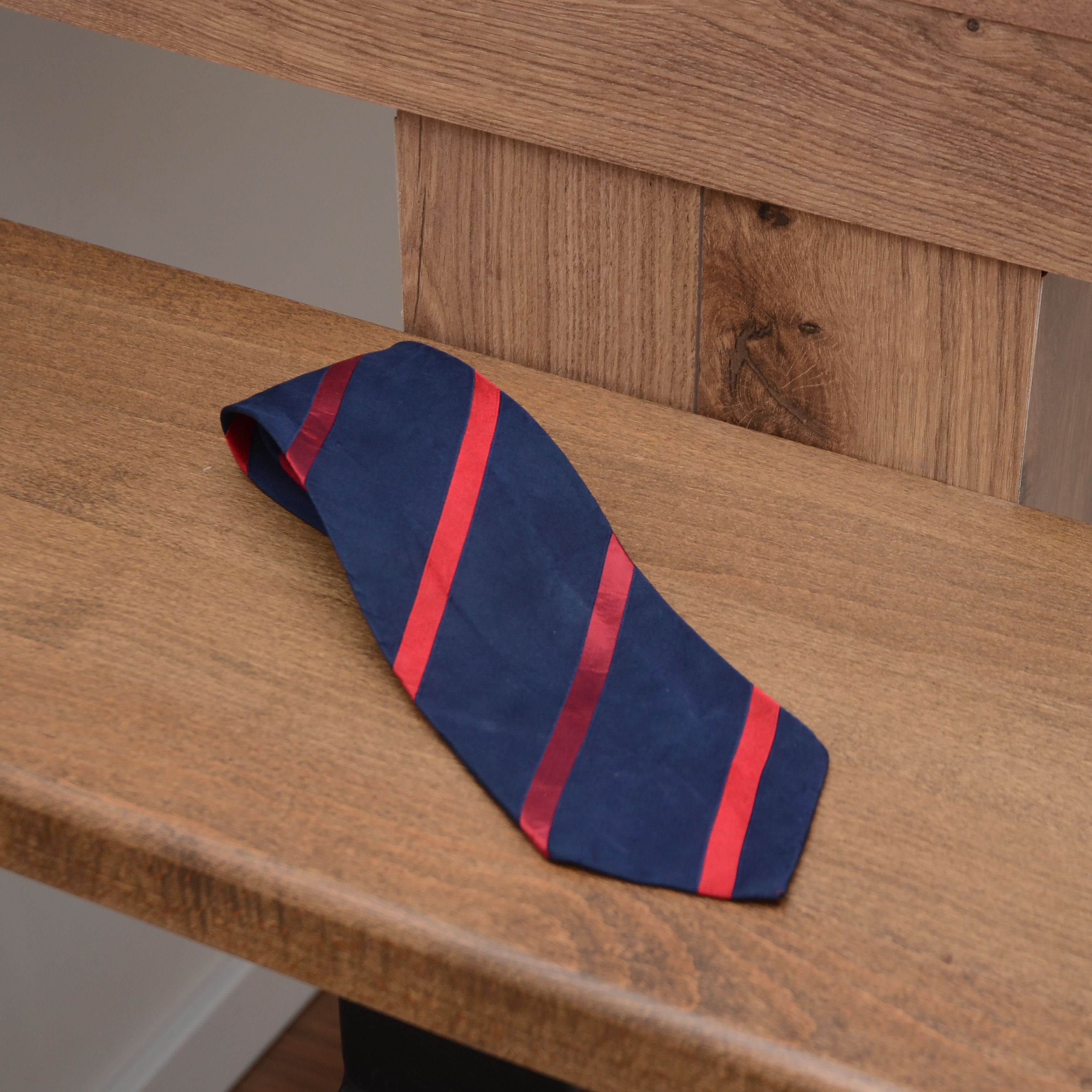 Designer × Vintage Vintage Authentic NINA RICCI Tie Striped Print Design Rare Size ONE SIZE - 2 Thumbnail