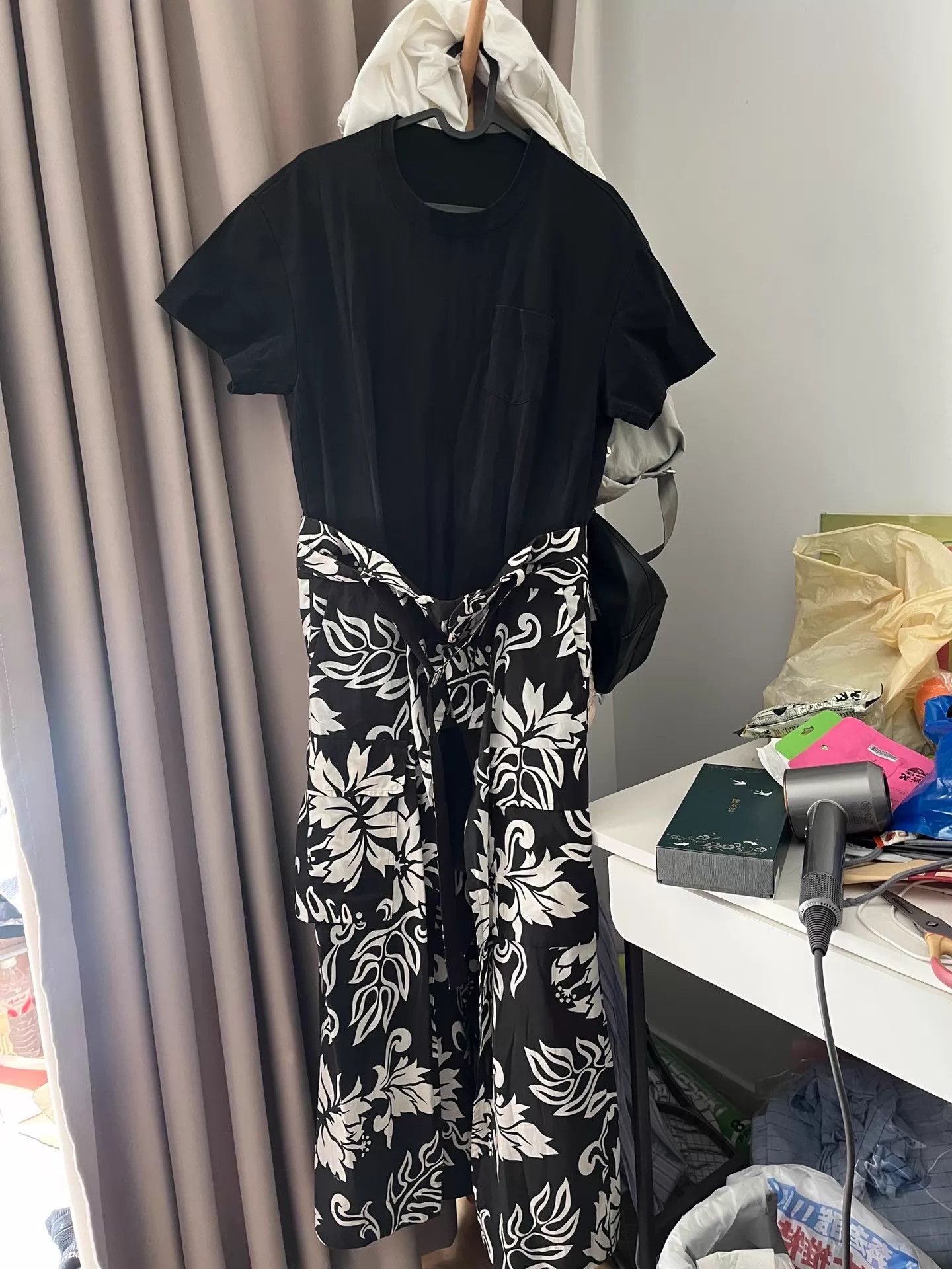 Sacai sacai Colorblocked Dress US2 - belt wear, bp button lost Size XS / US 0-2 / IT 36-38 - 1 Thumbnail