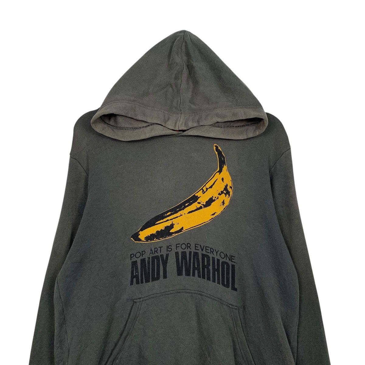 Andy Warhol × Uniqlo Uniqlo Andy Warhol Big Logo Pullover Hoodie Size US M / EU 48-50 / 2 - 2 Thumbnail