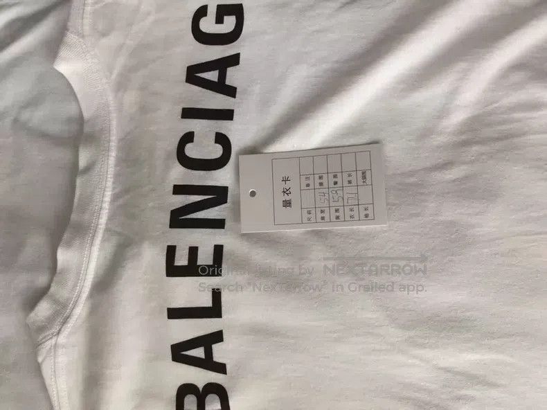 Balenciaga Balenciaga Letter Logo Short Sleeve Size US M / EU 48-50 / 2 - 5 Thumbnail