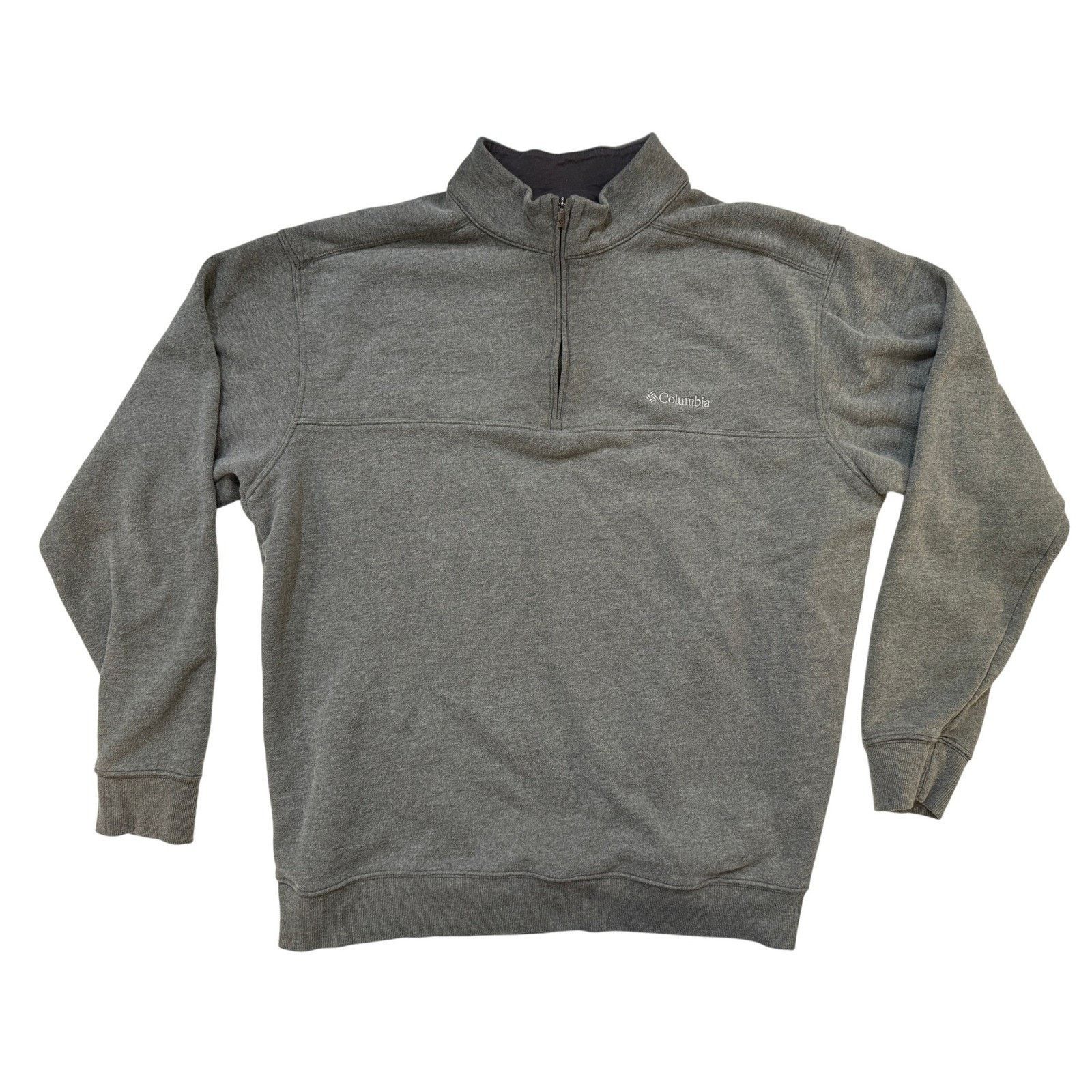 Columbia Columbia Pullover Men's XL Gray Quarter Zip Sweatshirt Gorp Size US XL / EU 56 / 4 - 1 Thumbnail