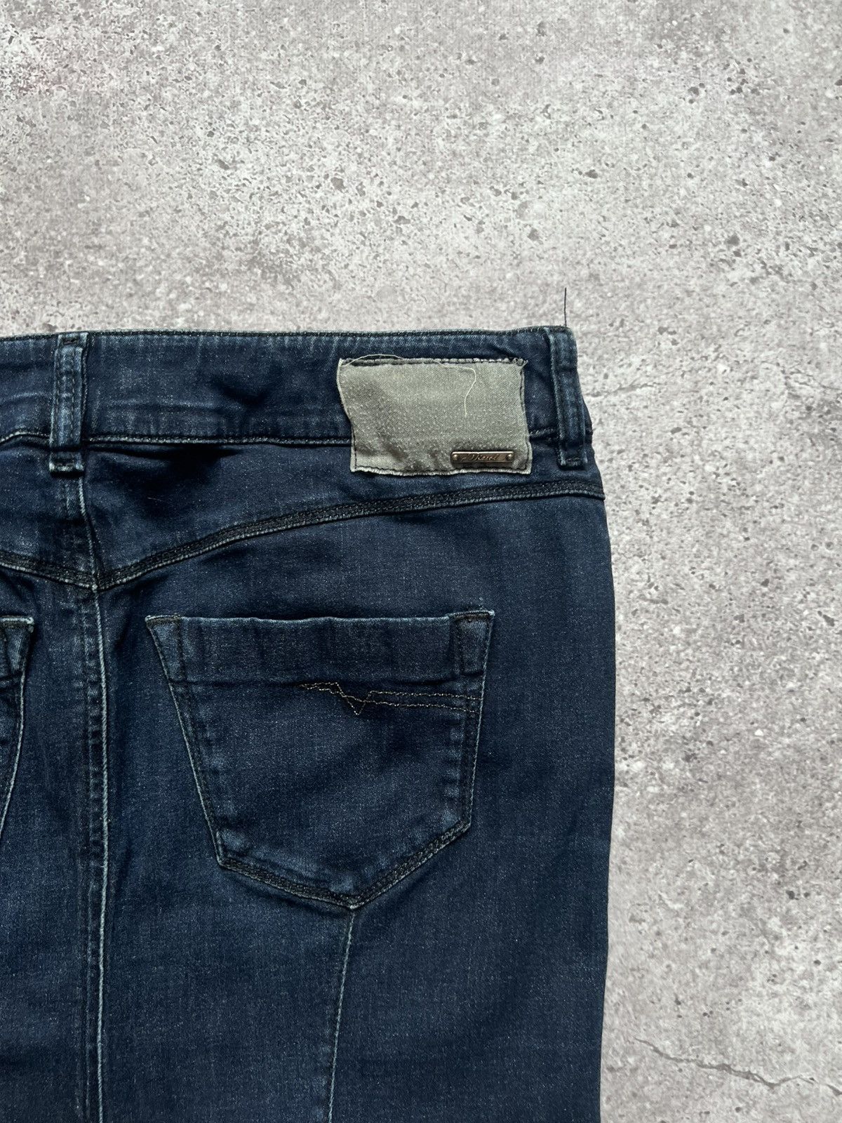 Diesel × Vintage Vintage Diesel Denim Skirt Y2K Size 29" - 14 Thumbnail