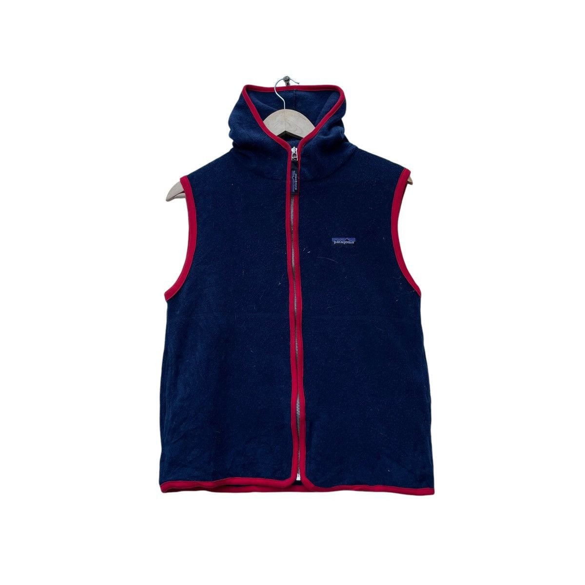 Patagonia 💥Vintage Patagonia Synchilla Fleece Hooded Vest Jacket Size M / US 6-8 / IT 42-44 - 1 Thumbnail