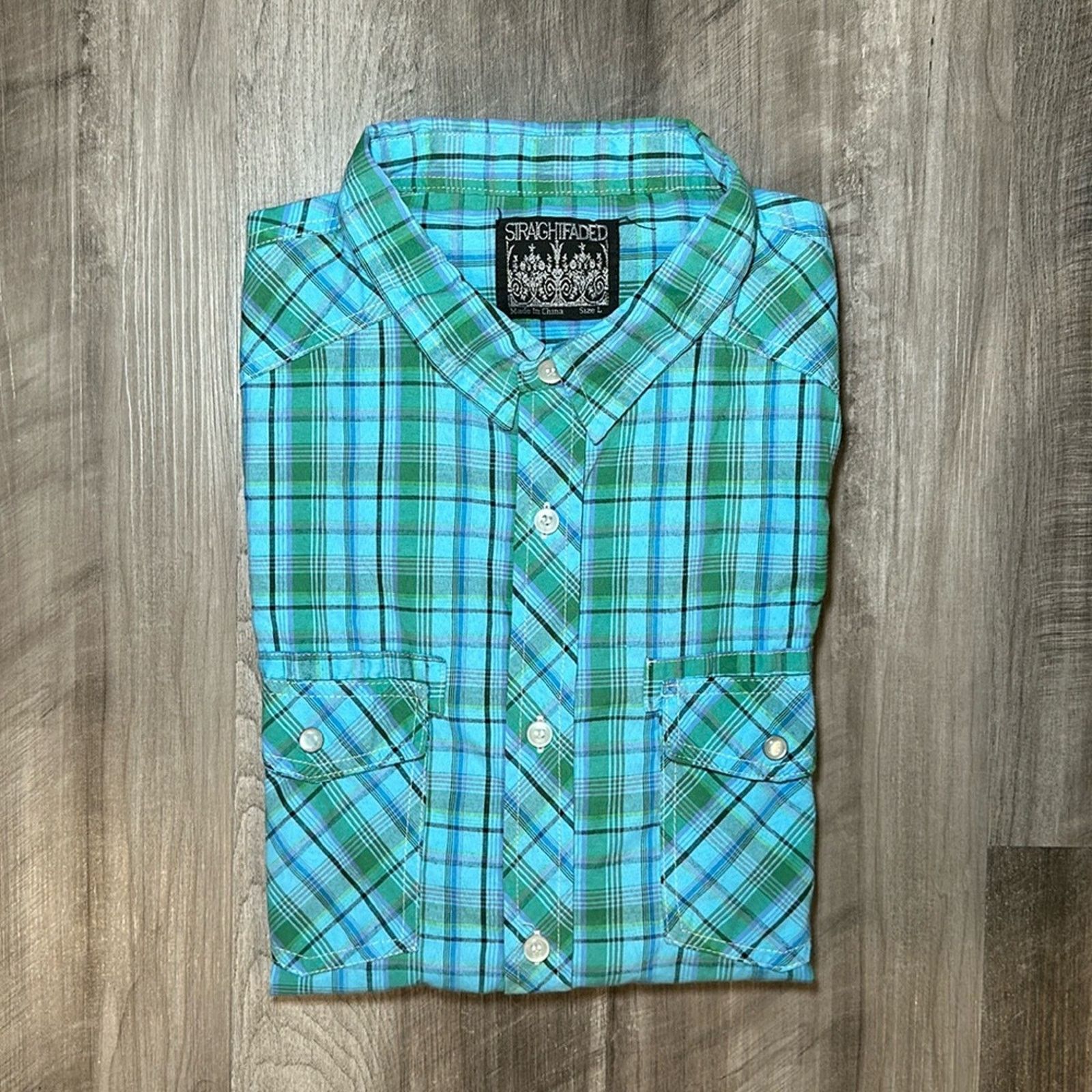 Other StraightFaded Long Sleeve Button Down - Large Size US L / EU 52-54 / 3 - 1 Thumbnail
