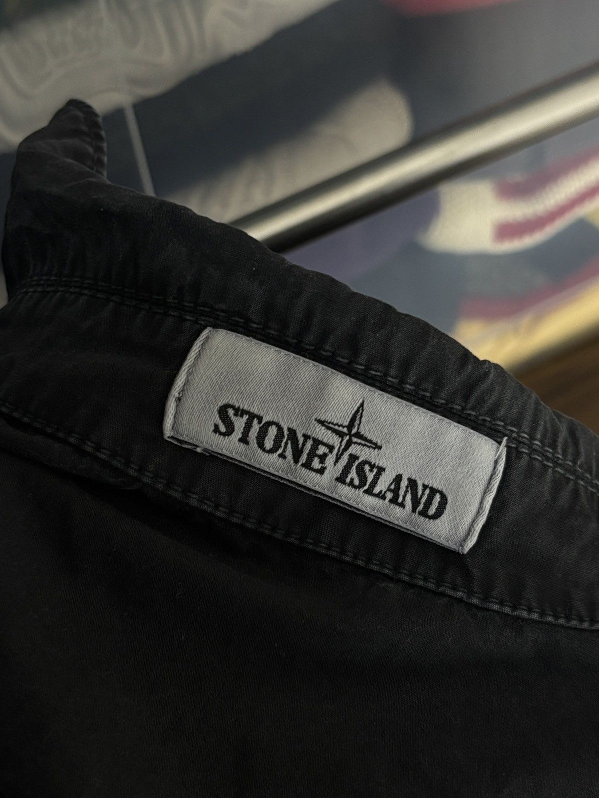 Stone Island Stone Island Black Long Sleeve Overshirt Jacket Size US L / EU 52-54 / 3 - 9 Thumbnail