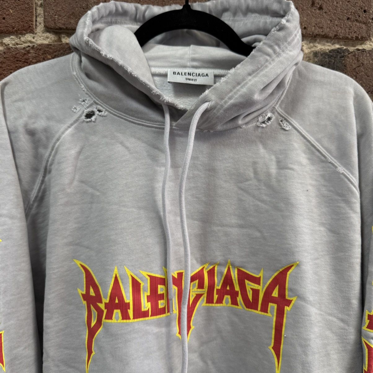 Balenciaga Balenciaga Metal Hoodie Oversized Size US XS / EU 42 / 0 - 2 Thumbnail