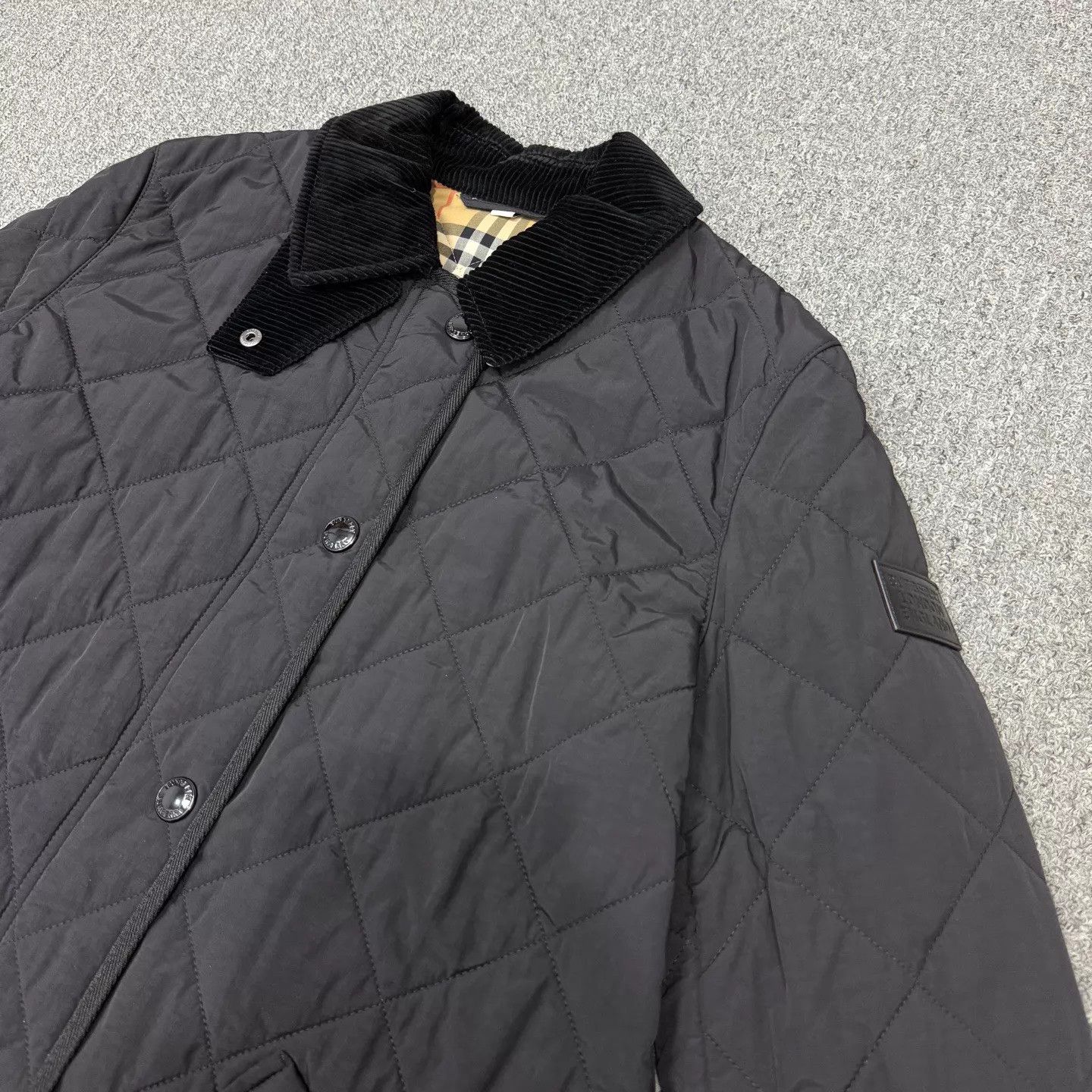 Burberry Burberry Solid Color SB Quilted LS Cotton Jacket M 99 New Size M / US 6-8 / IT 42-44 - 3 Thumbnail