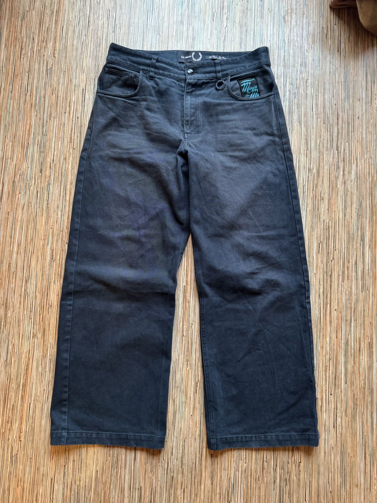 Fred Perry × Raf Simons Raf simons x Fred perry wide leg pants jeans Size US 34 / EU 50 - 1 Thumbnail