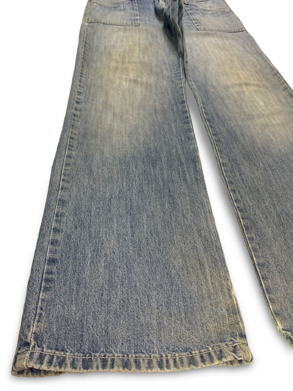Japanese Brand Vintage Japanese Brand Faded Distressed Baggy Jeans Size US 34 / EU 50 - 6 Thumbnail