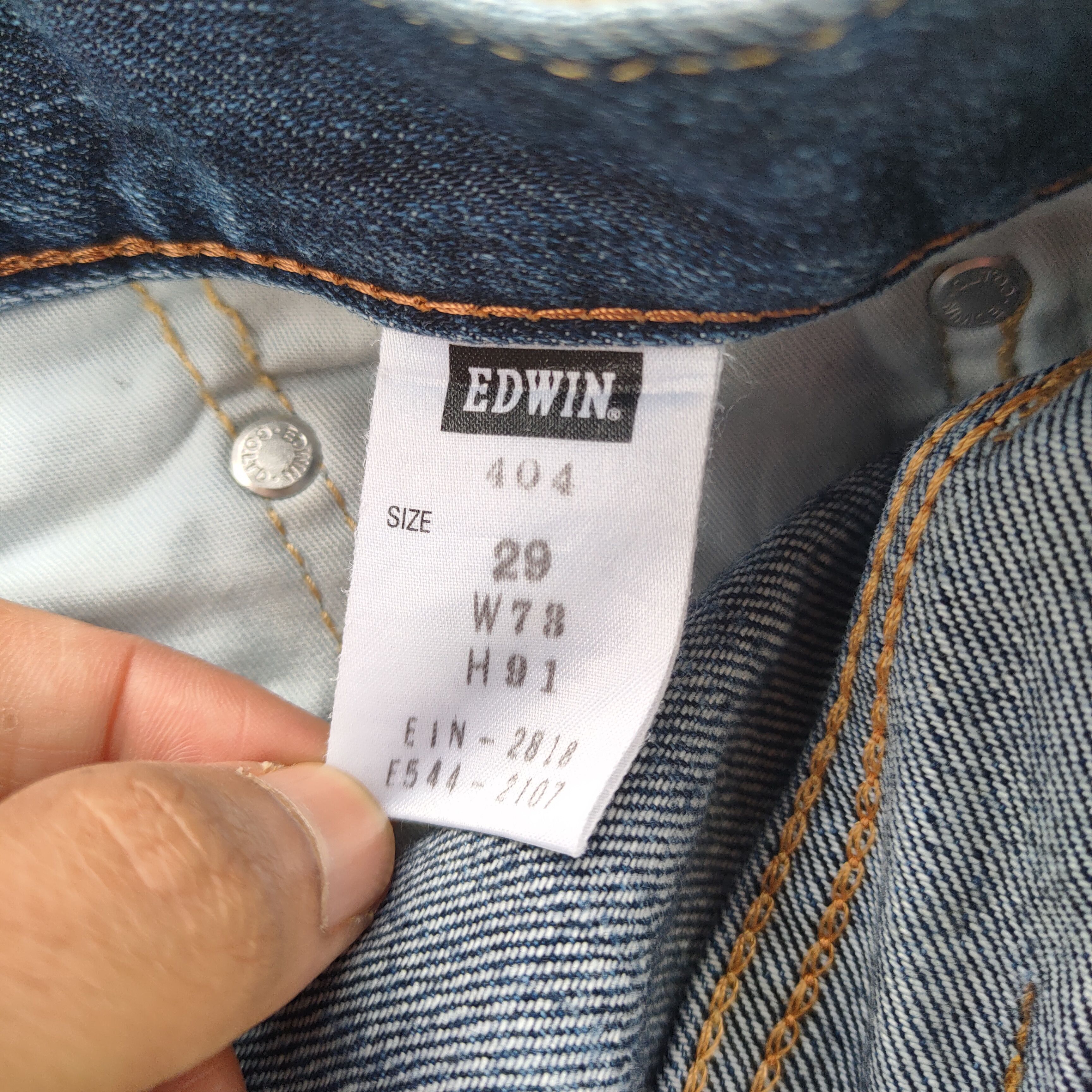 Edwin VINTAGE EDWIN FADED DISTRESSED JEANS DENIM PANTS Size US 32 / EU 48 - 15 Thumbnail