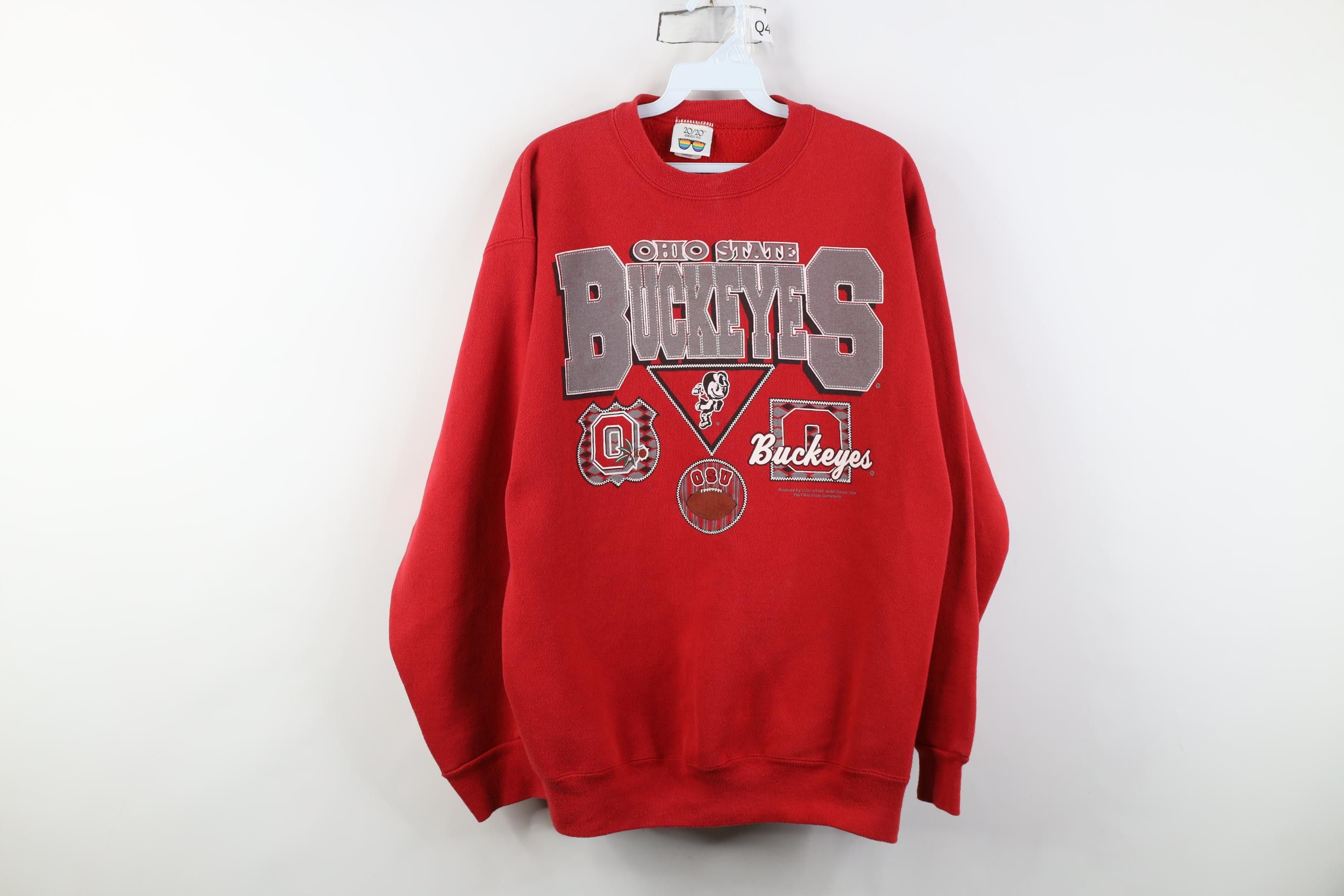 Vintage Vintage 90s Ohio State University Football Sweatshirt USA Size US L / EU 52-54 / 3 - 1 Thumbnail