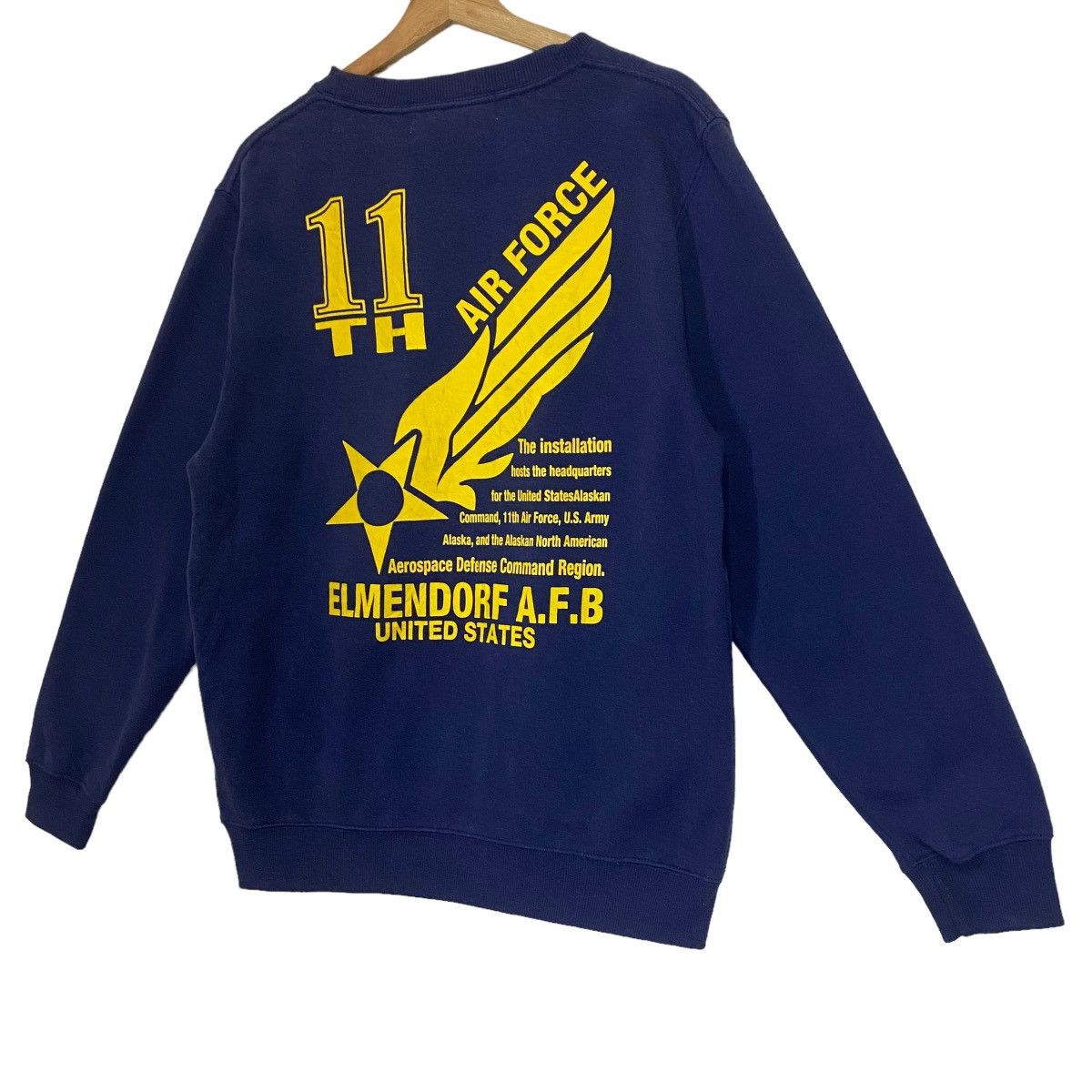 Avirex Air Force Elmendorf AFB Big Logo Sweatshirt Size US M / EU 48-50 / 2 - 3 Thumbnail