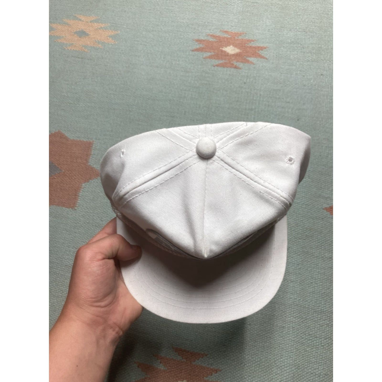 Vintage VINTAGE Young An strapback hat cap zipper back AUC Michigan patch white Adult Men Adjustable Cap Hats Mens Size ONE SIZE - 3 Thumbnail
