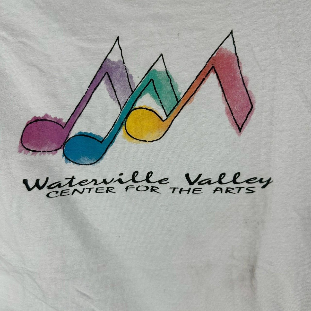 Hanes ​​Vintage 90s Waterville Valley Art Center Promo T-Shirt Size US L / EU 52-54 / 3 - 2 Thumbnail