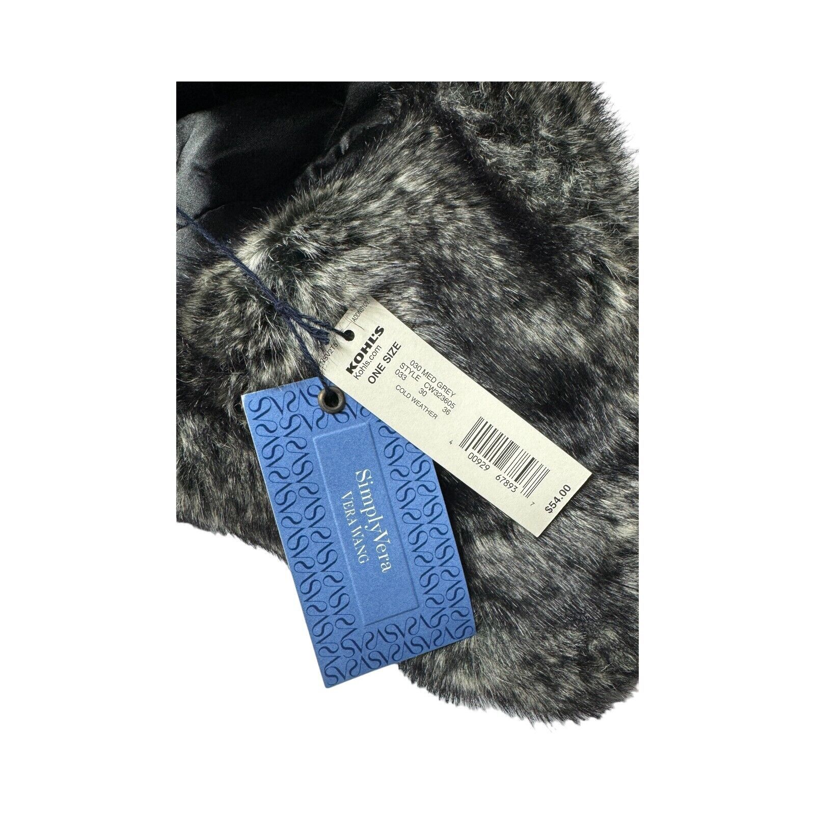 Vera Wang Vera Wang Faux Fur Aviator Trapper Hat Winter Beanie Cap Size ONE SIZE - 5 Thumbnail
