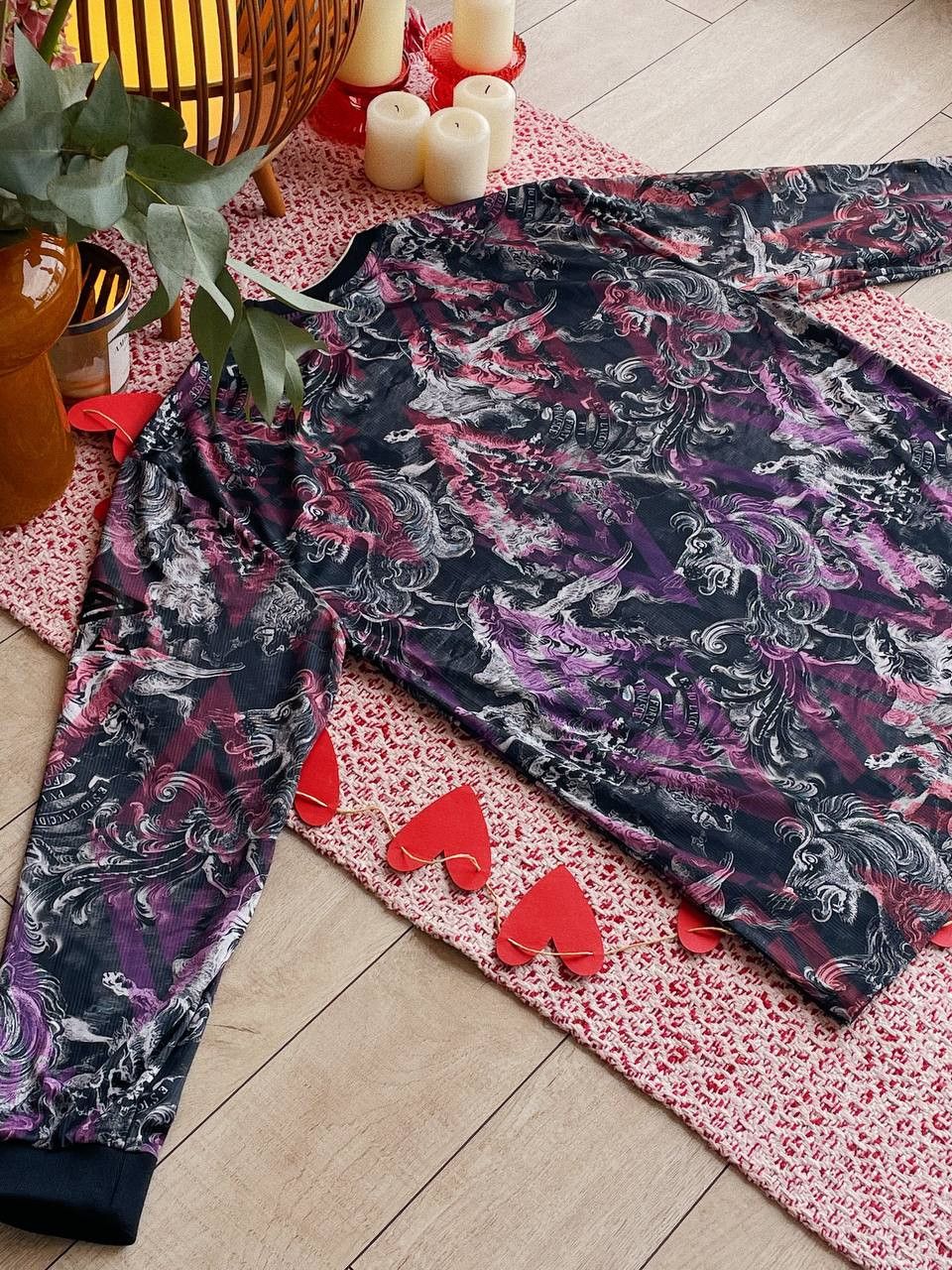 Aries Aries x Umbro Long Sleeve Shirt – Lion & Baroque Print – Size US L / EU 52-54 / 3 - 5 Thumbnail