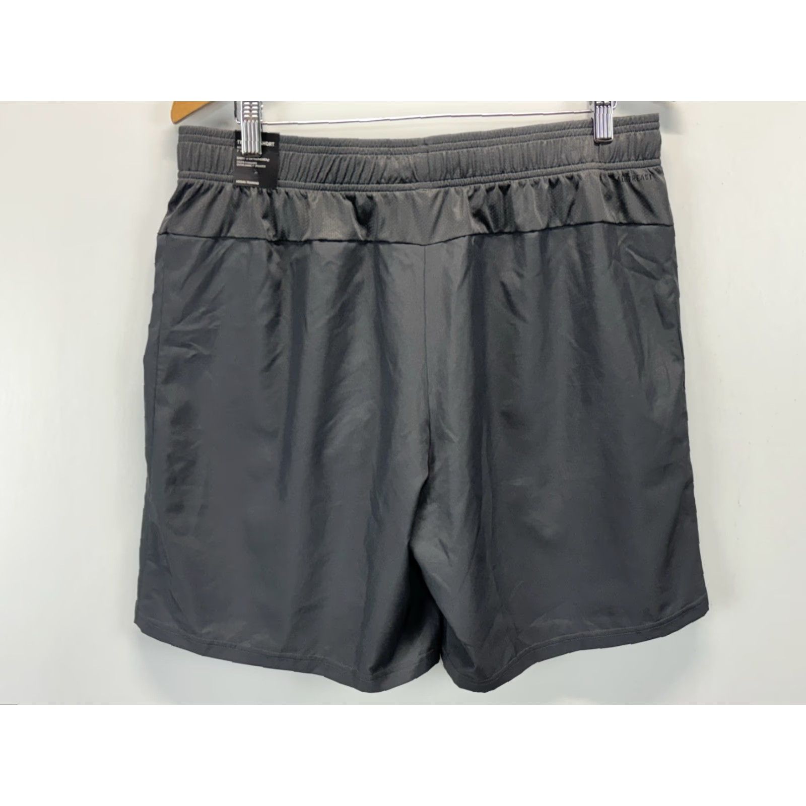 Adidas Adidas Men's Athletic Shorts XL Gray 7-Inch Inseam Zip Pockets Activewear Size US 36 / EU 52 - 4 Thumbnail
