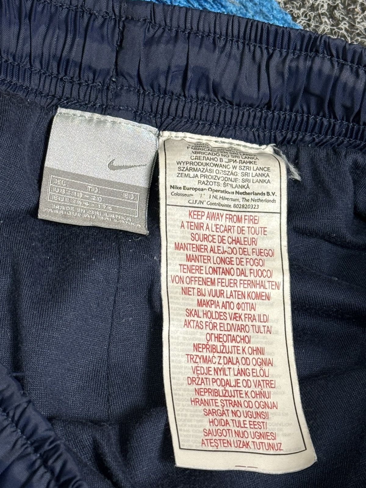 Nike × Vintage Nike Casual Pants On irons rubber bands Y2K Drilll size S Size US 30 / EU 46 - 8 Thumbnail