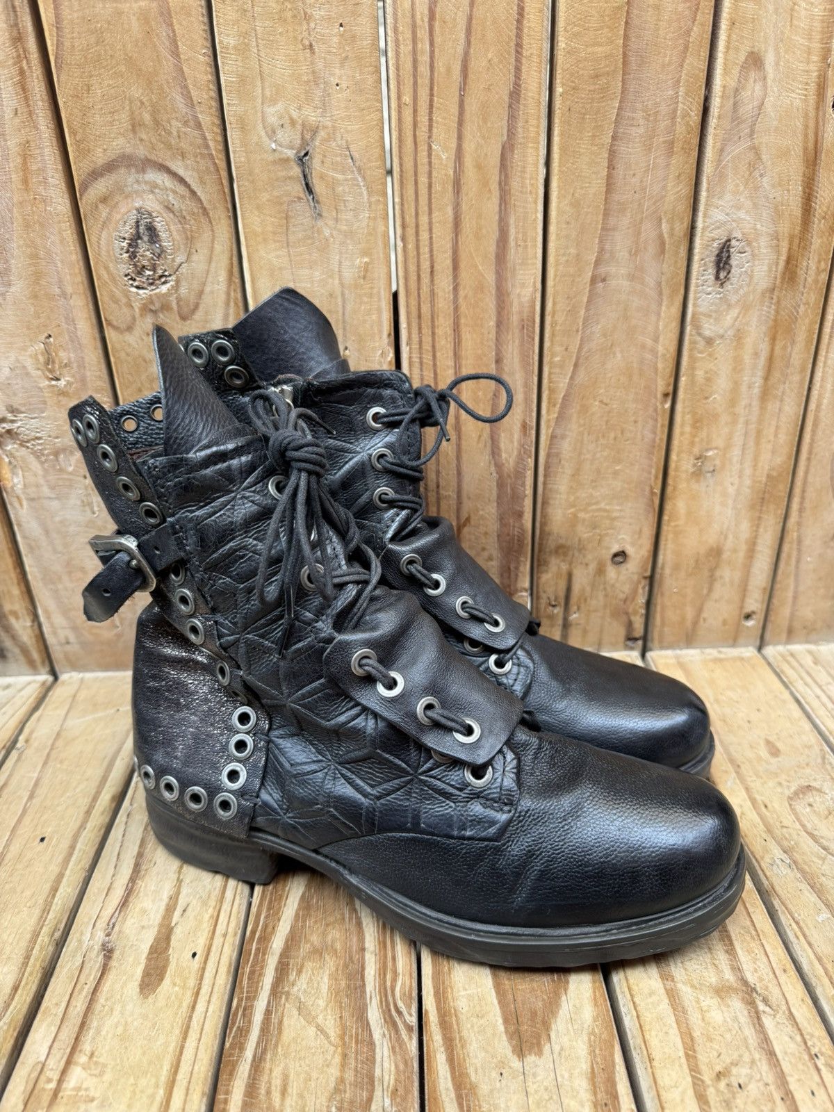 A.S.98 A.s 98 black Women’s leather boots EUR 39 US 8.5-9 UK 6 Size US 9 / IT 39 - 3 Thumbnail