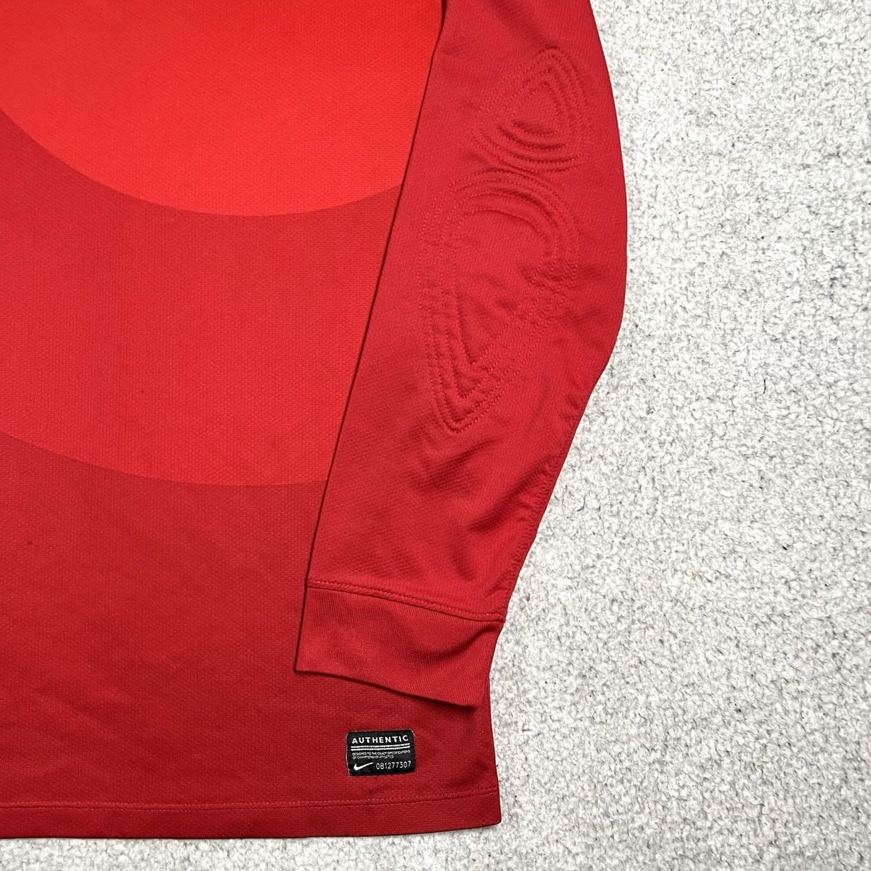 Nike Nike Jersey Mens Small Red Long Sleeve Padded Elbow Goalkeeper Park IV Size US S / EU 44-46 / 1 - 7 Thumbnail