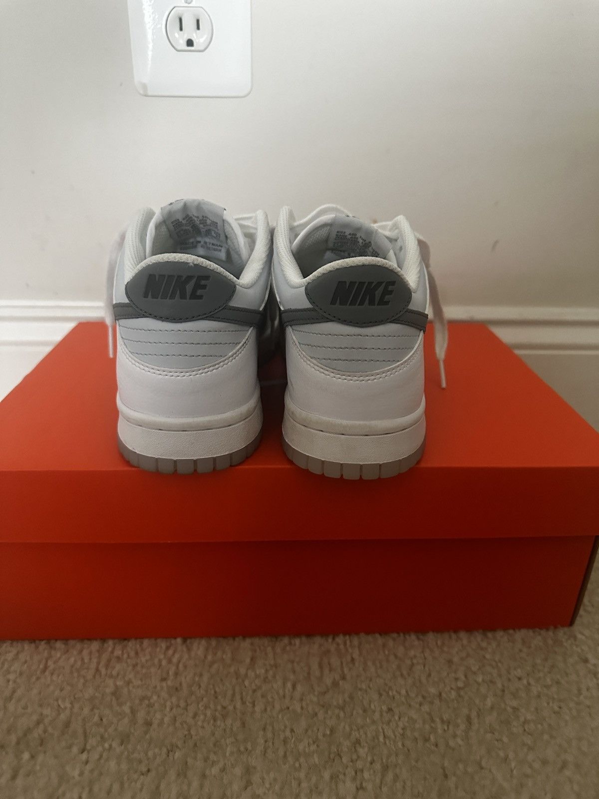 Nike Size 7- Nike Dunk Low Reflective Swoosh Size US 7 / EU 40 - 6 Thumbnail