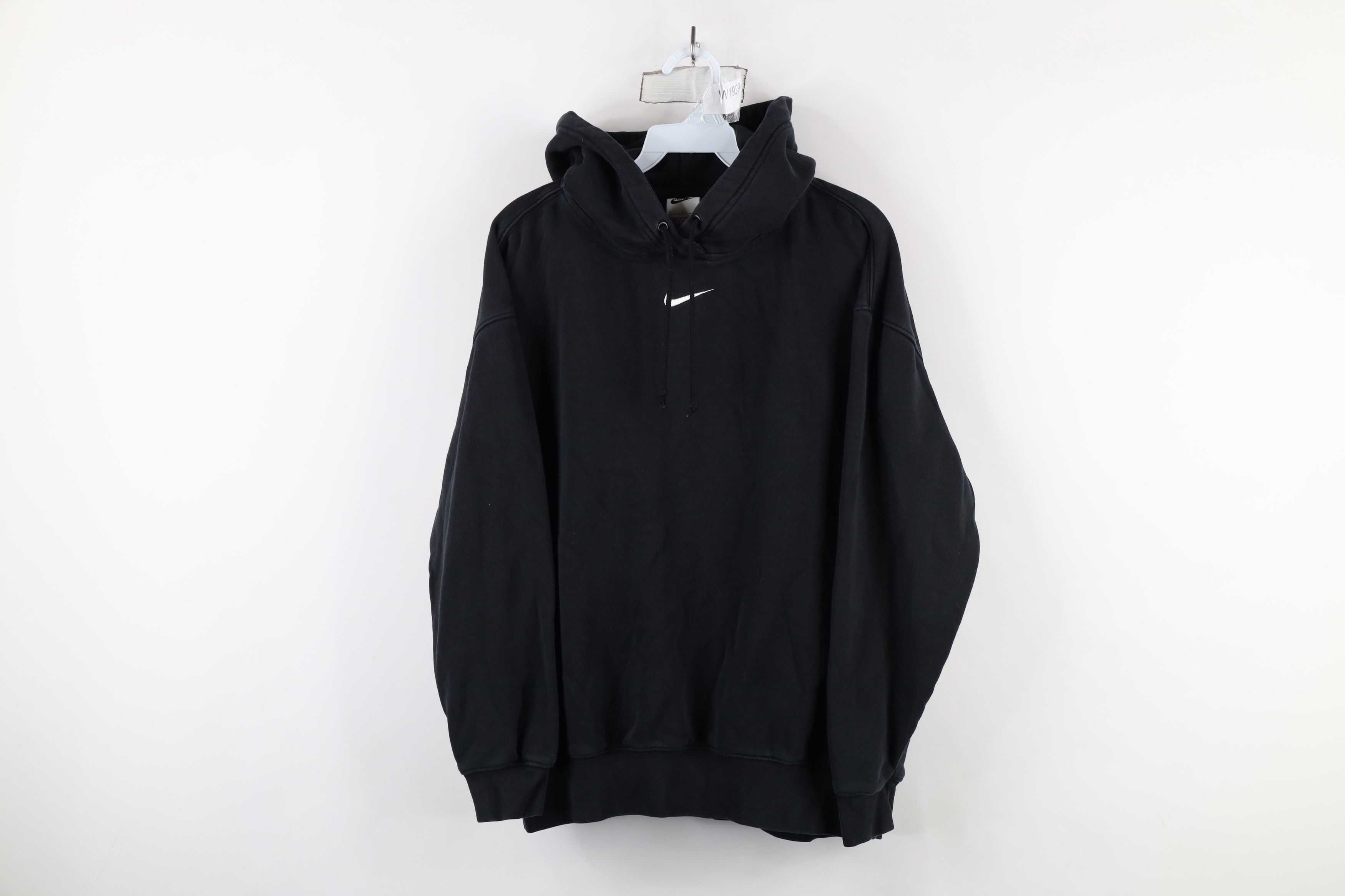 Nike Vintage Nike Scott Center Swoosh Hoodie Sweatshirt Black Size US S / EU 44-46 / 1 - 1 Thumbnail