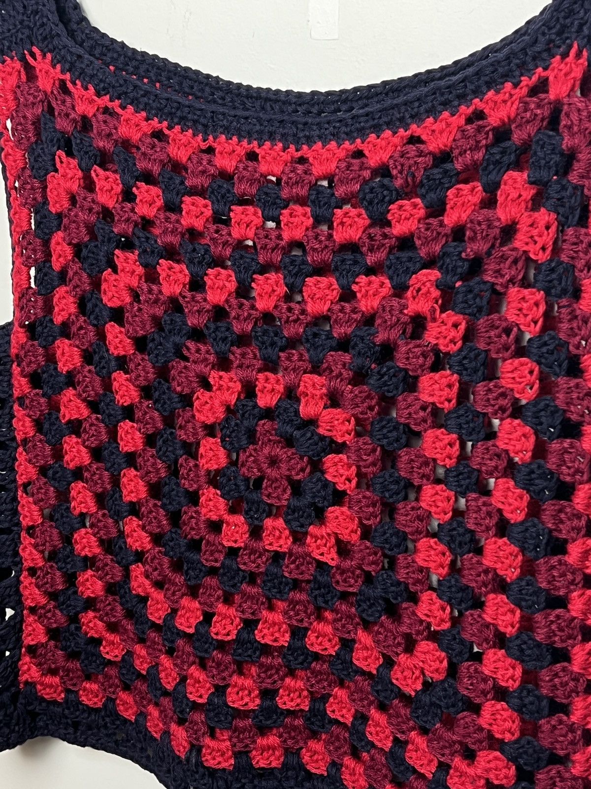 Seditionaries 1/1 handmade crochet kapital vibe sweater Size US S / EU 44-46 / 1 - 3 Thumbnail